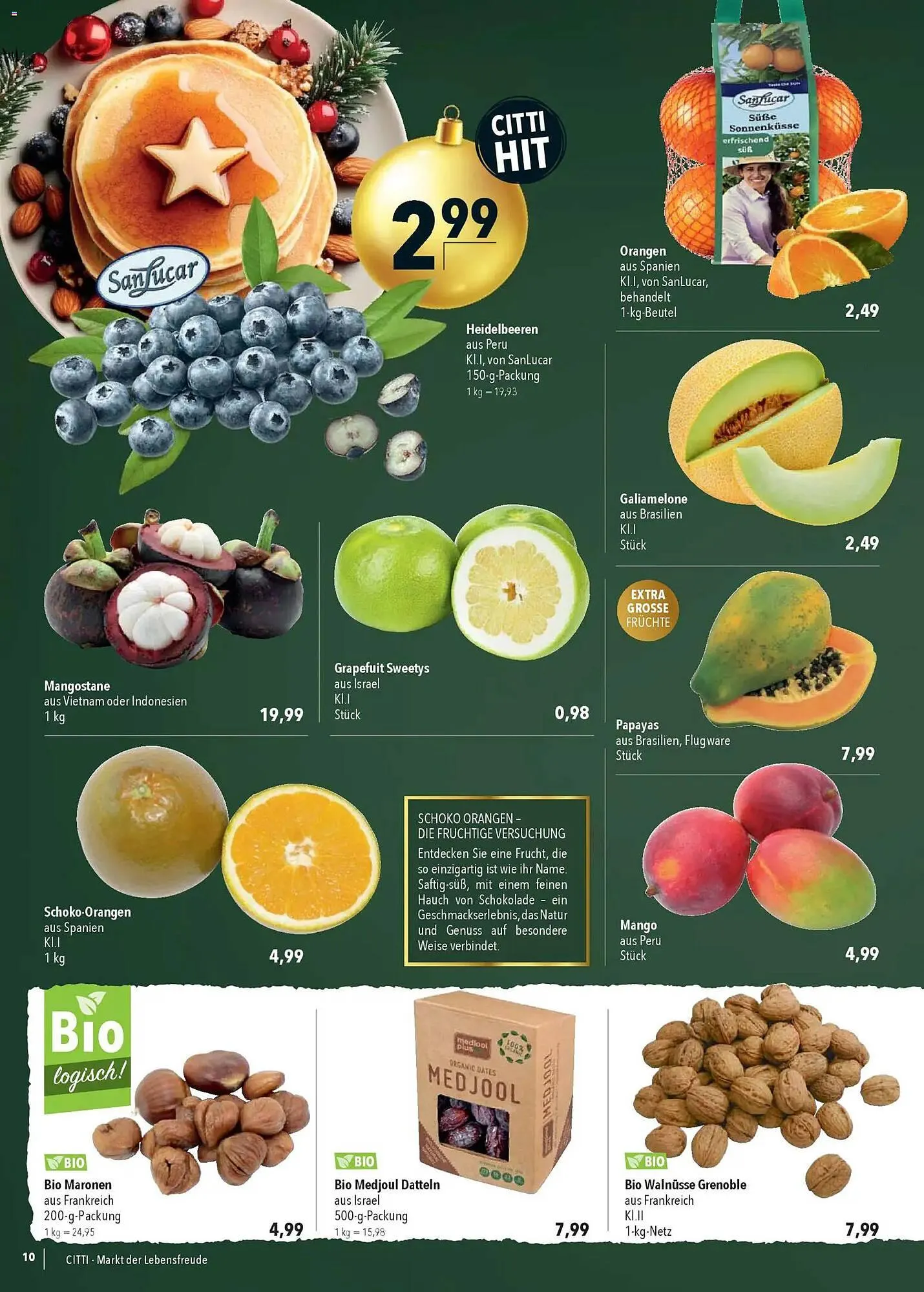 CITTI Markt Prospekt von 17. Dezember bis 24. Dezember 2025 - Prospekt seite 10
