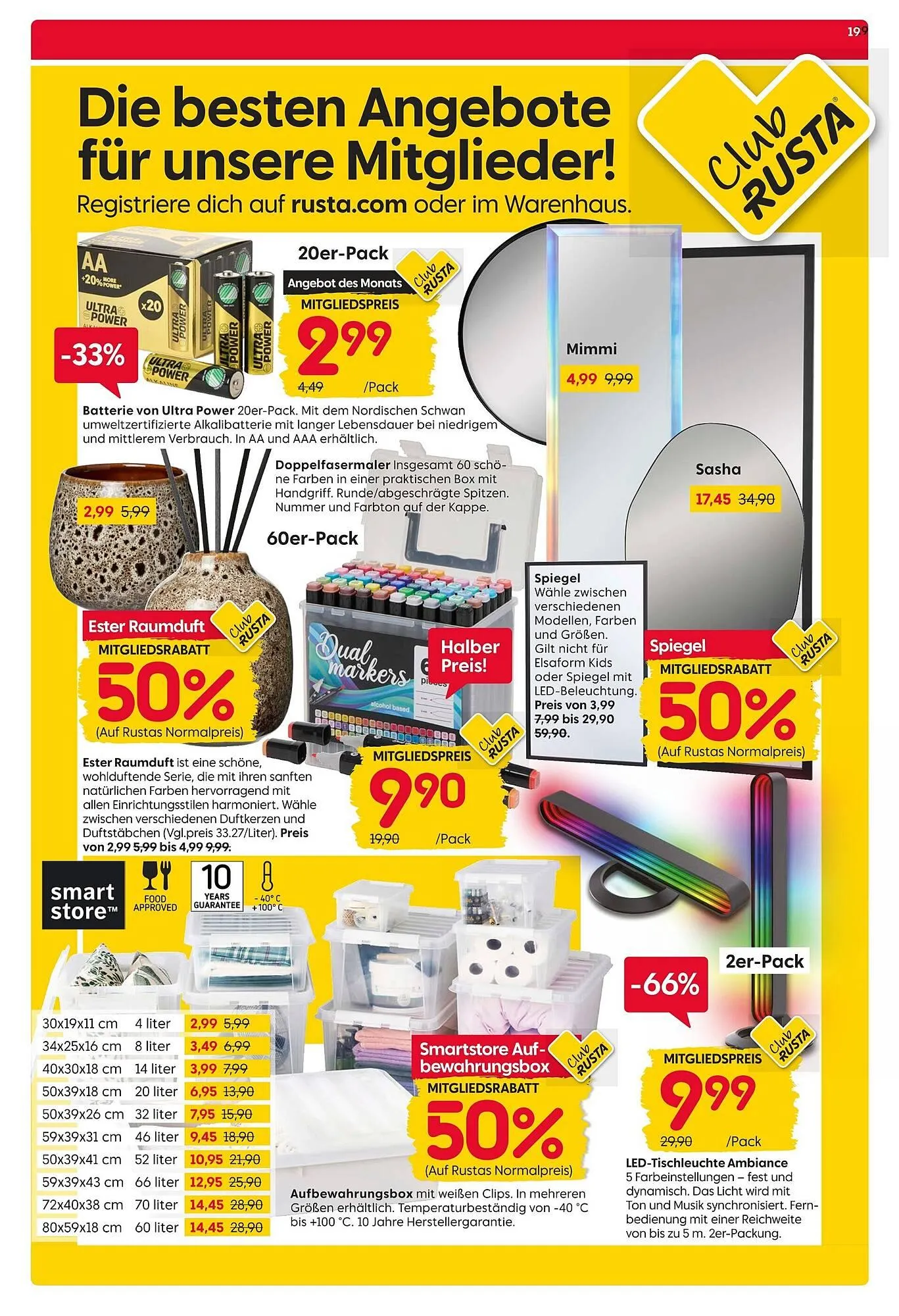 Rusta Prospekt von 22. November bis 28. November 2025 - Prospekt seite 19