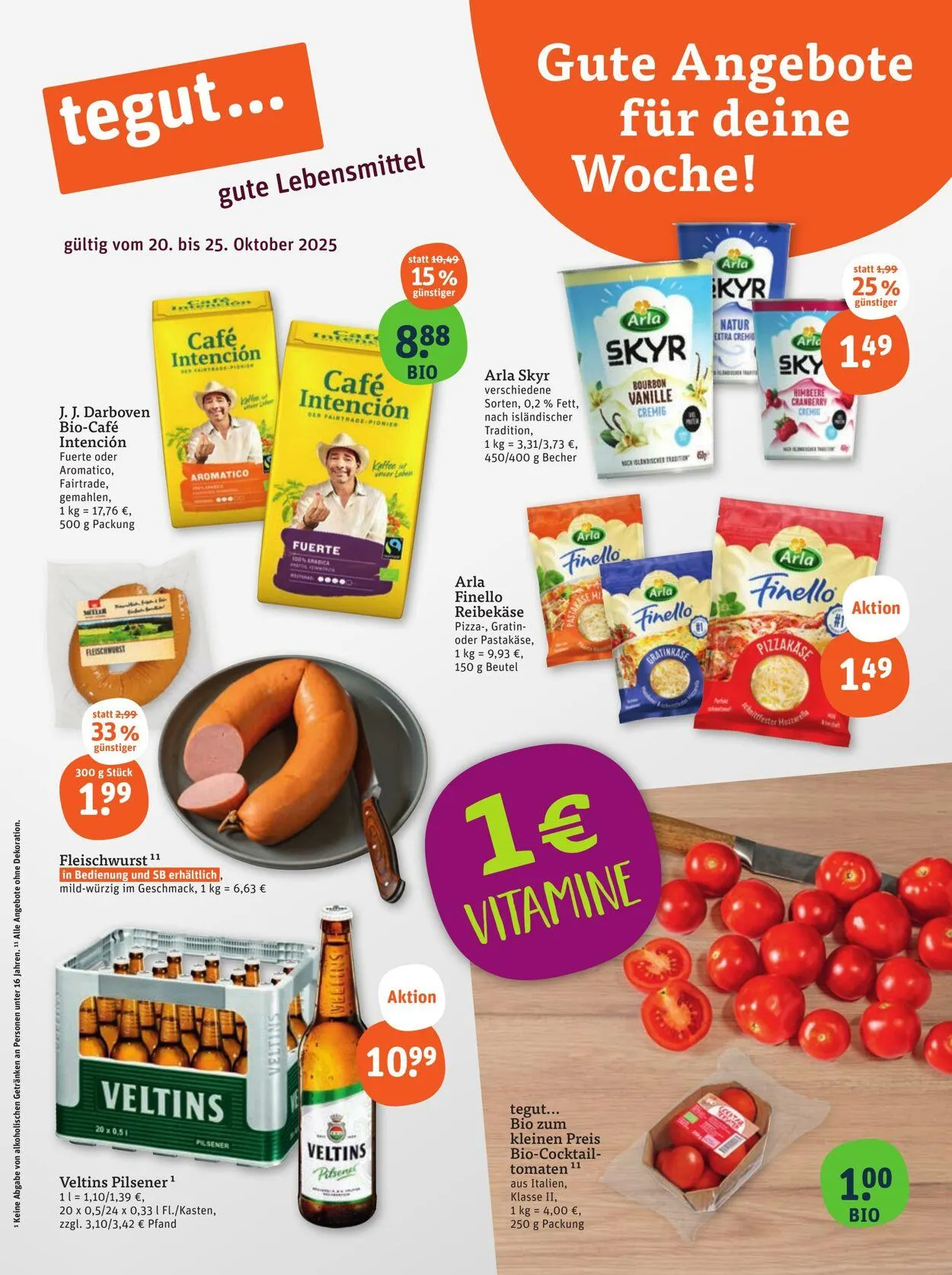 Tegut Aktueller Prospekt von 13. Oktober bis 19. Oktober 2025 - Prospekt seite 3