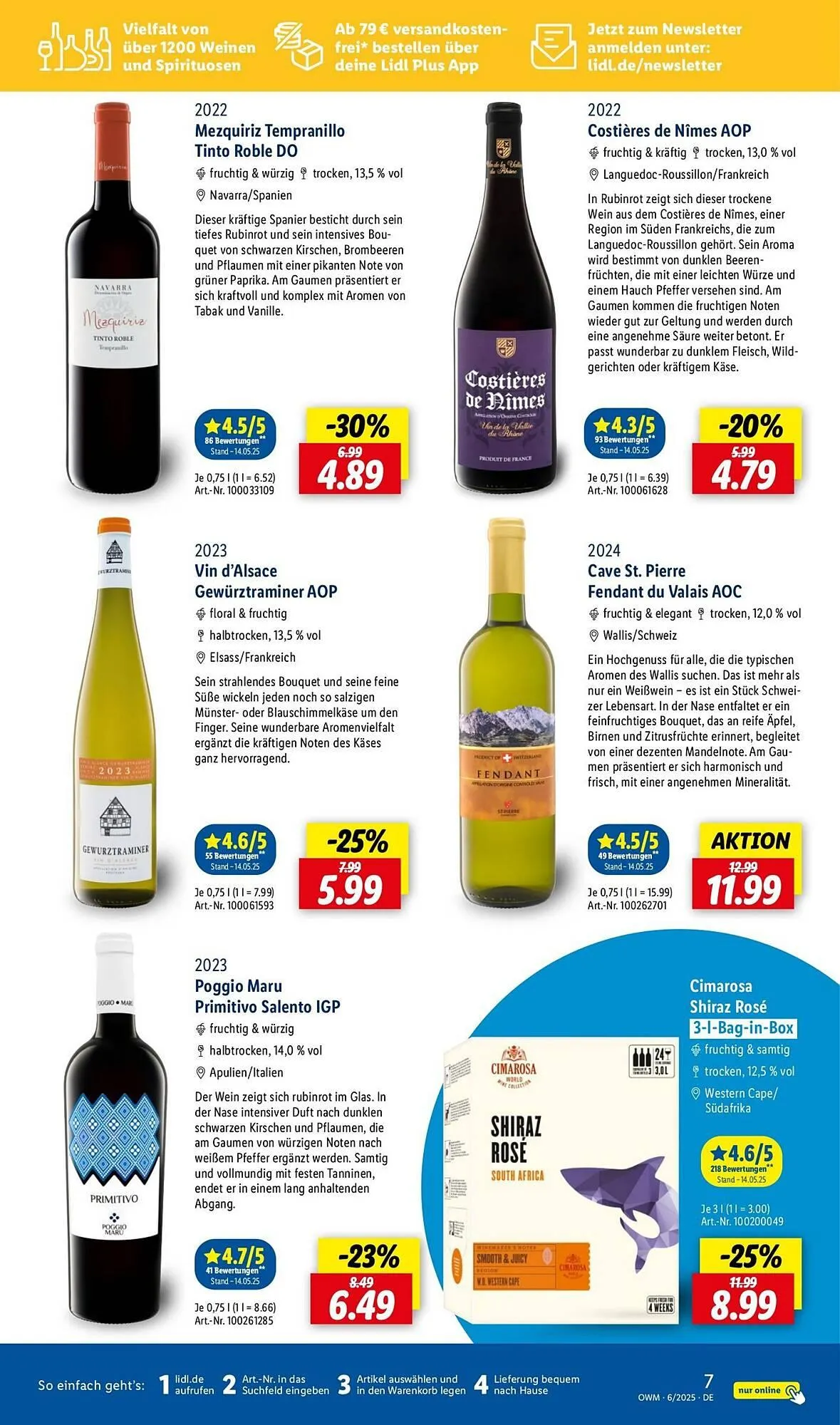 Lidl Prospekt von 1. Juni bis 30. Juni 2025 - Prospekt seite 7