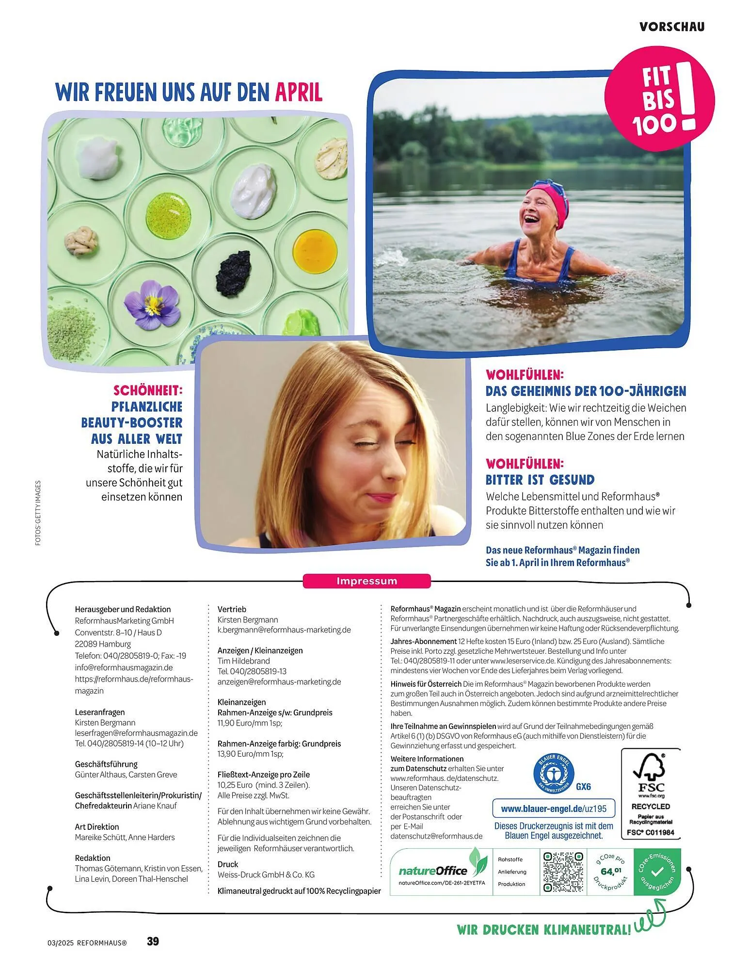 Reformhaus Prospekt von 1. März bis 31. März 2025 - Prospekt seite 39