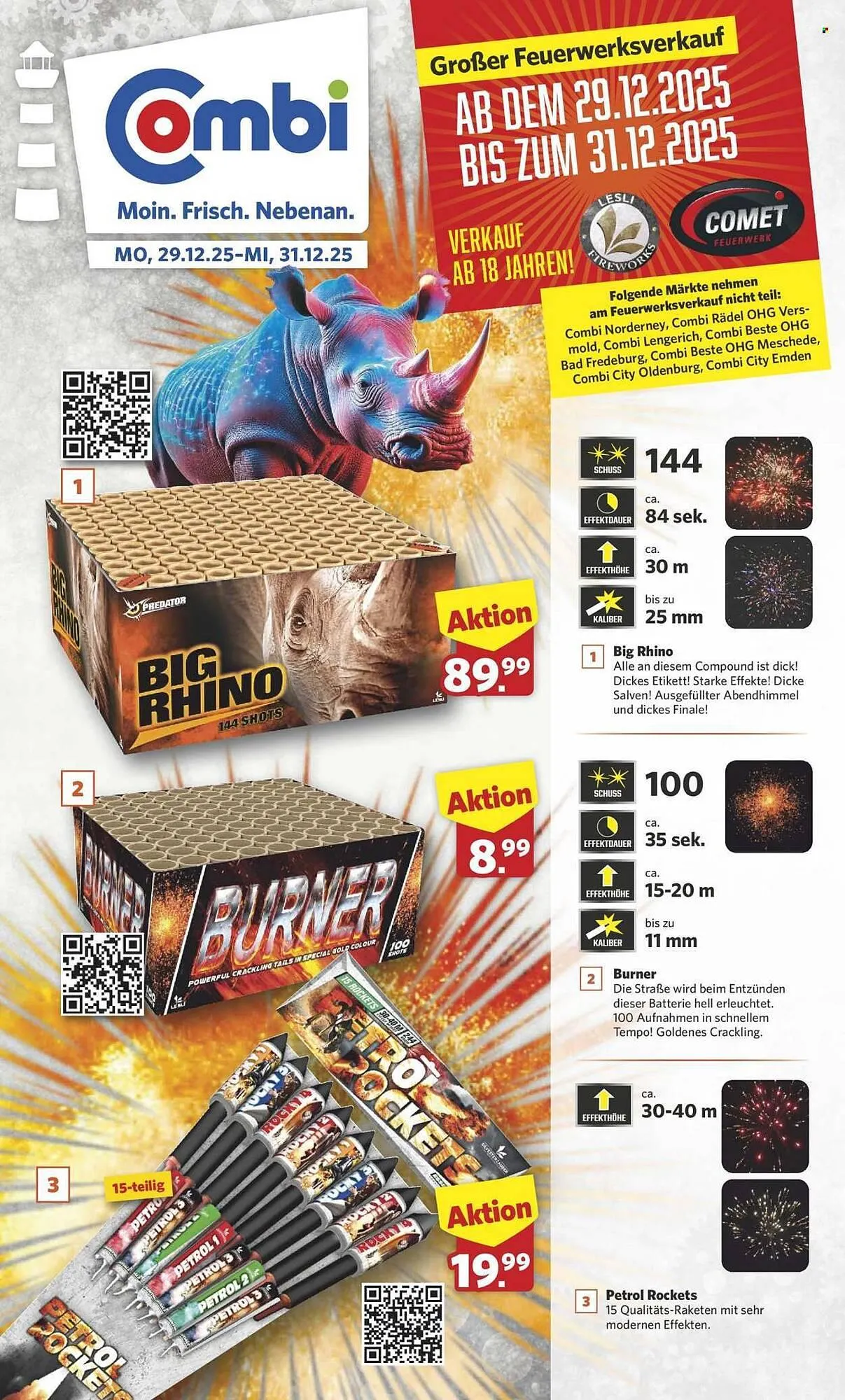 Combi Prospekt von 29. Dezember bis 31. Dezember 2025 - Prospekt seite 1