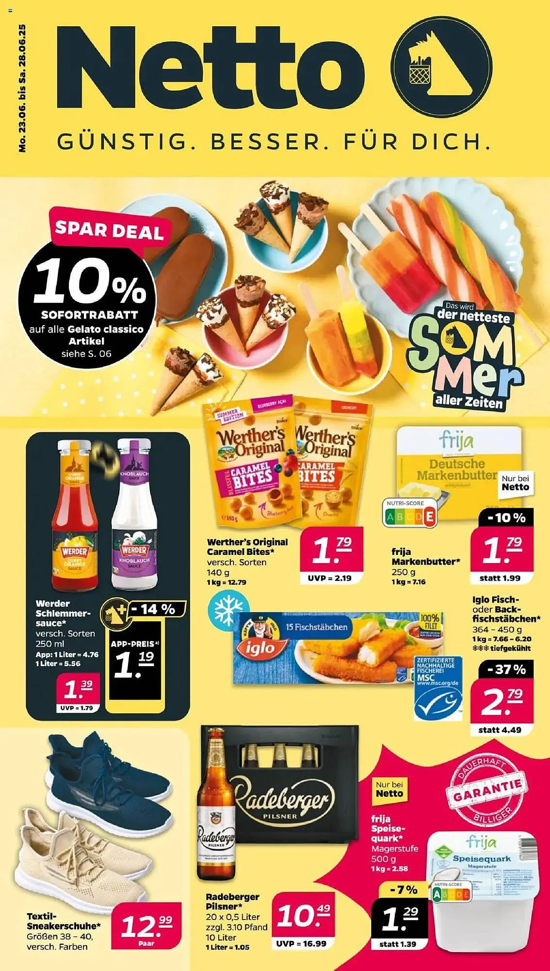 NETTO Prospekt von 23. Juni bis 28. Juni 2025 - Prospekt seite 1