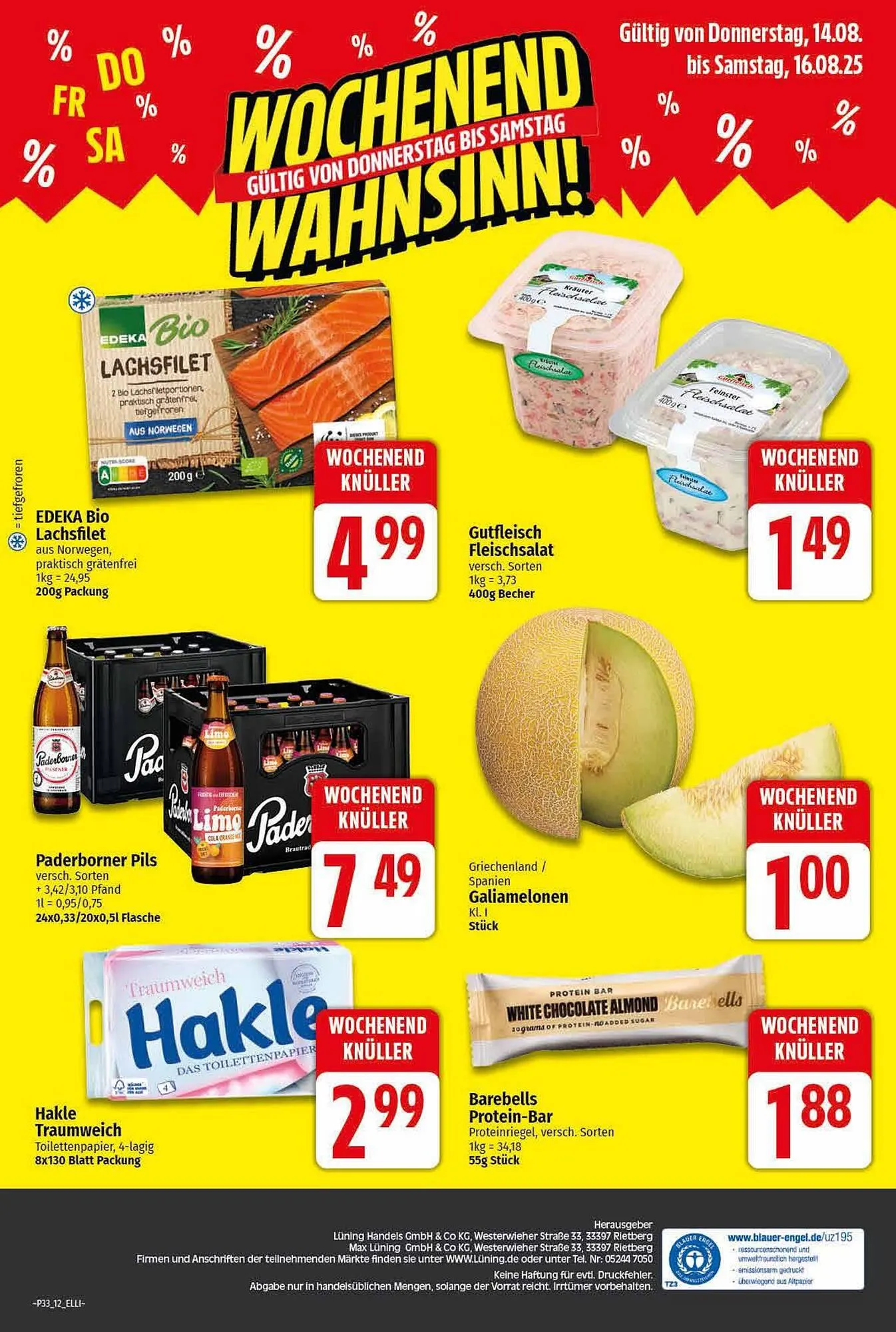 Edeka Prospekt von 11. August bis 16. August 2025 - Prospekt seite 14