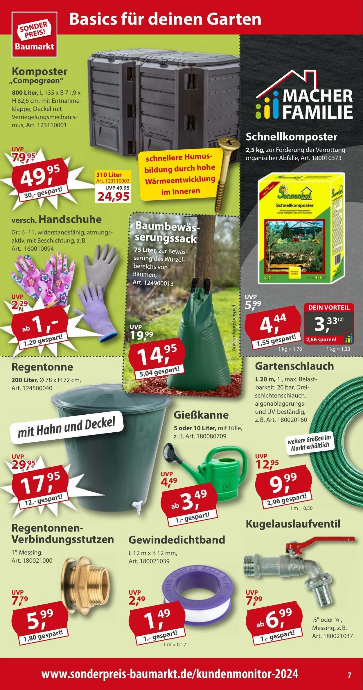 Sonderpreis Baumarkt Aktueller Prospekt von 7. Juni bis 22. Juni 2025 - Prospekt seite 7