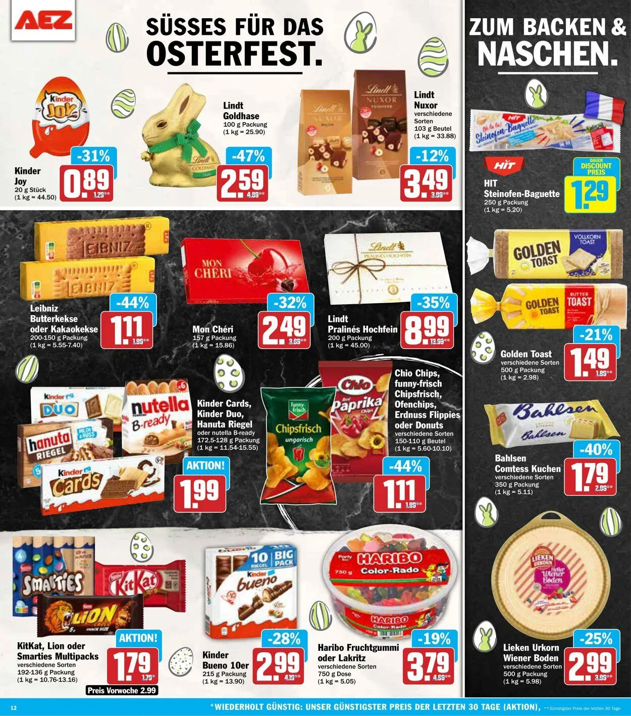 AEZ Aktueller Prospekt von 14. April bis 19. April 2025 - Prospekt seite 12