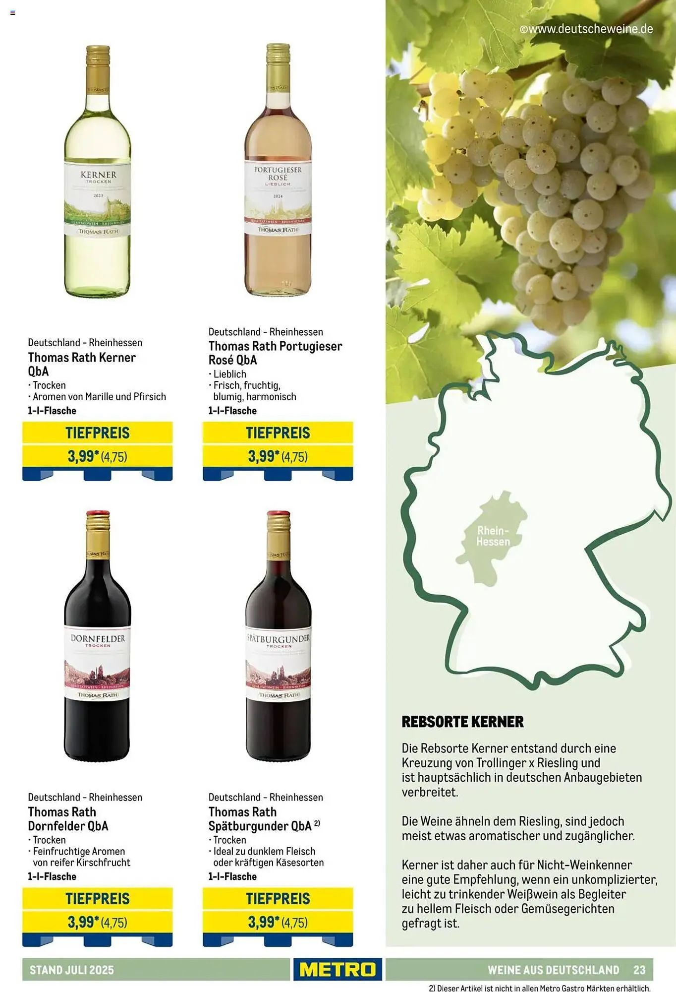 METRO Prospekt von 1. Juli bis 31. Juli 2025 - Prospekt seite 23
