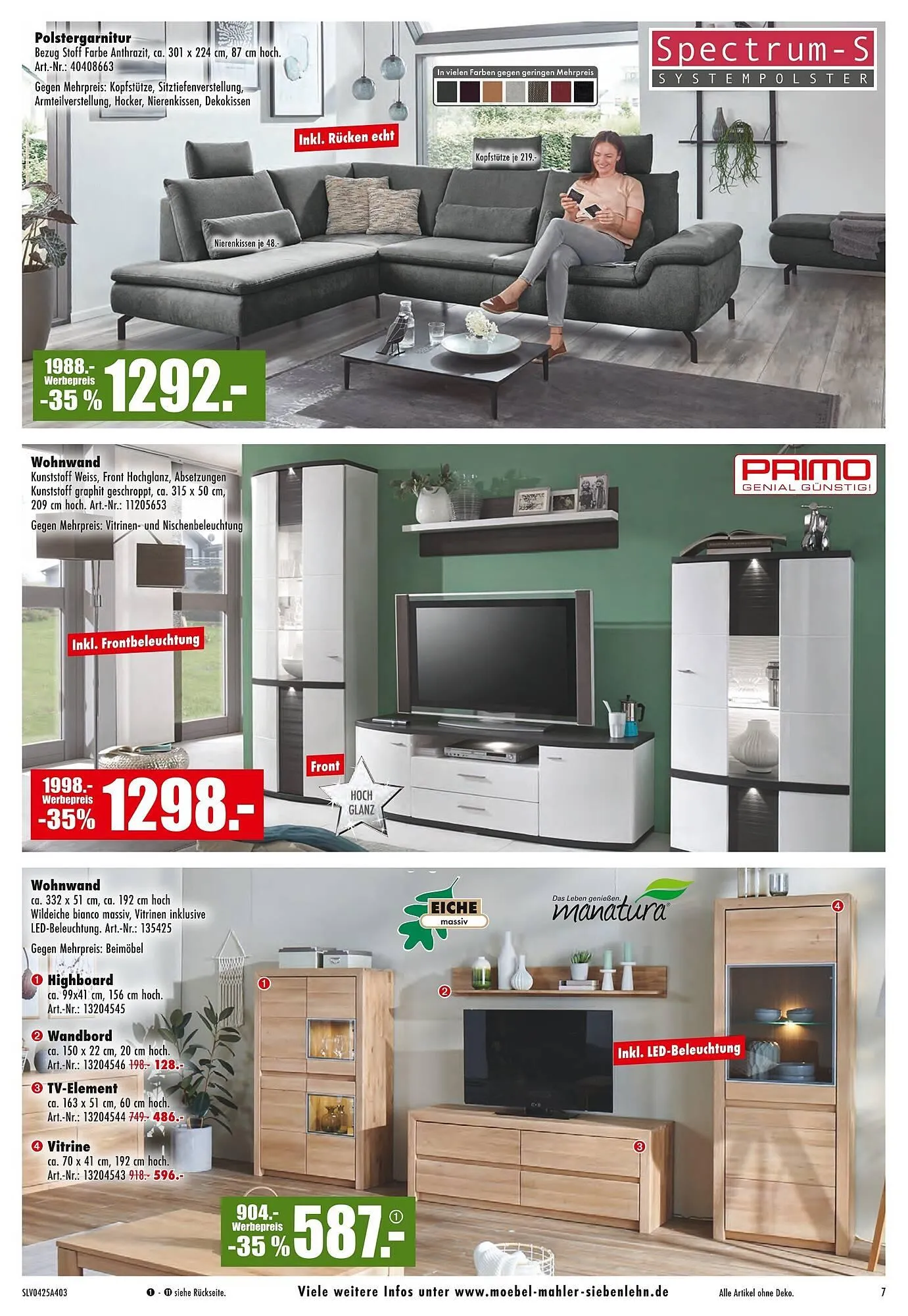 Möbel Mahler Prospekt von 2. April bis 15. April 2025 - Prospekt seite 7