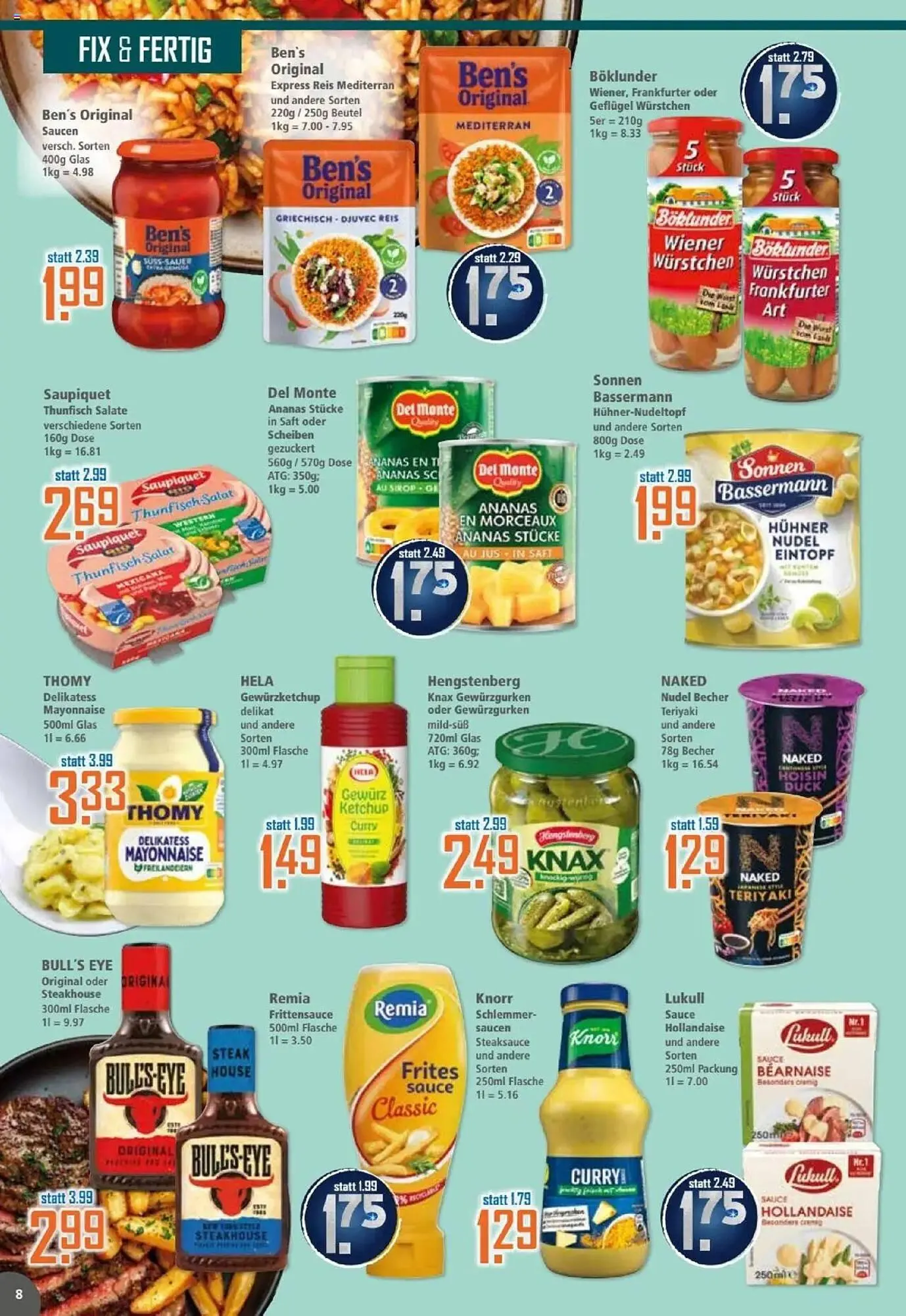 Klaas und Kock Prospekt von 28. Juli bis 2. August 2025 - Prospekt seite 8