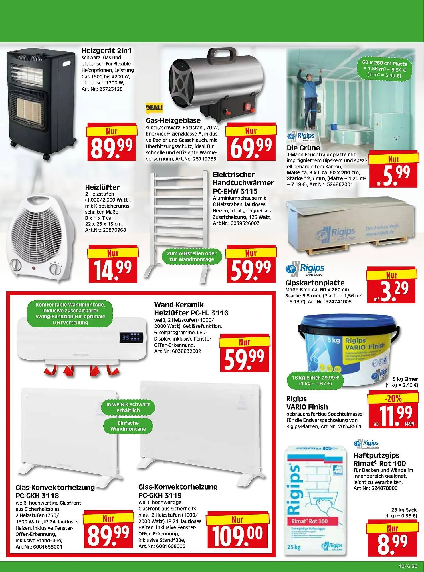 Herkules Baumarkt Prospekt von 29. September bis 4. Oktober 2025 - Prospekt seite 6