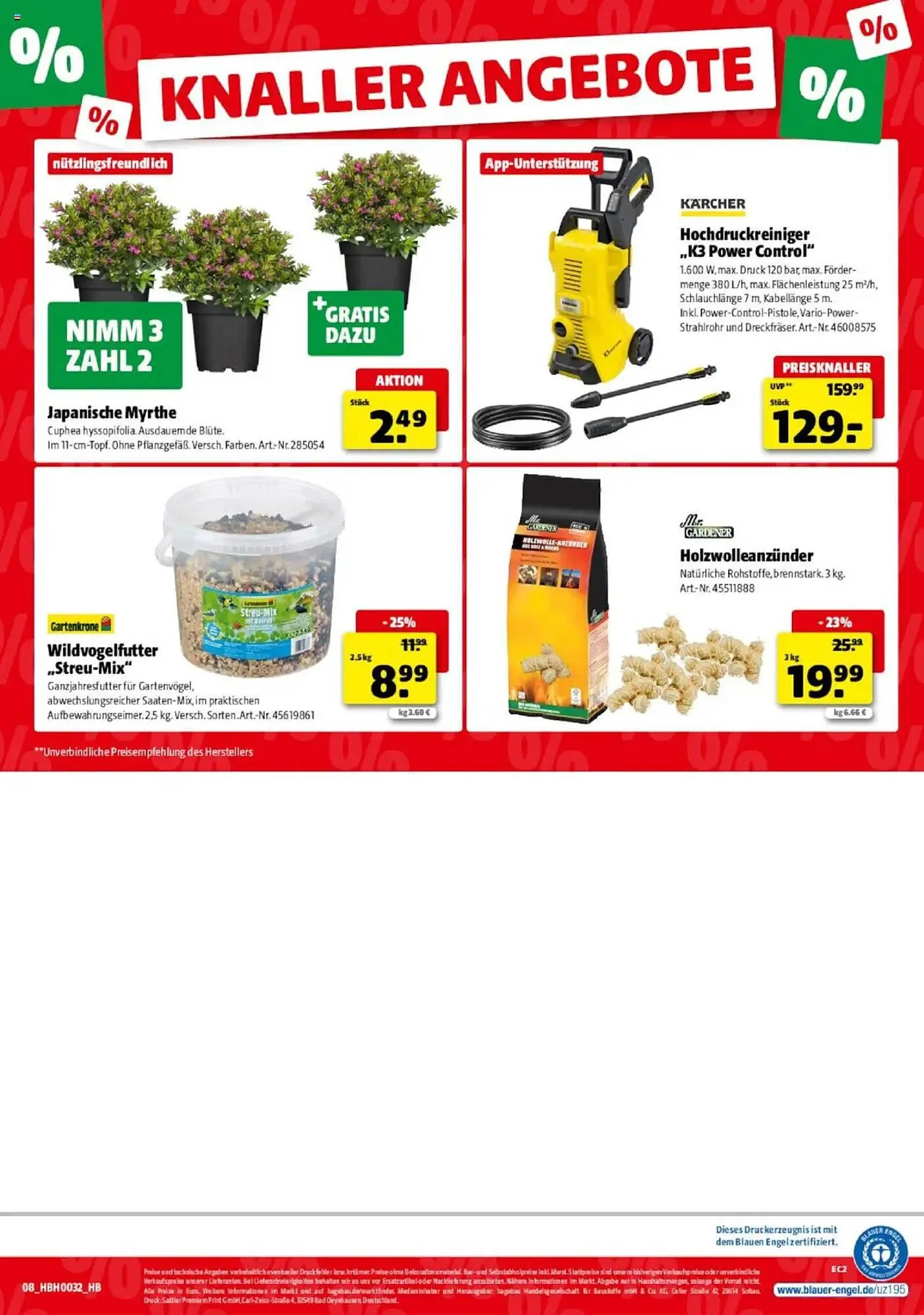 Hagebau Prospekt von 2. August bis 9. August 2025 - Prospekt seite 8