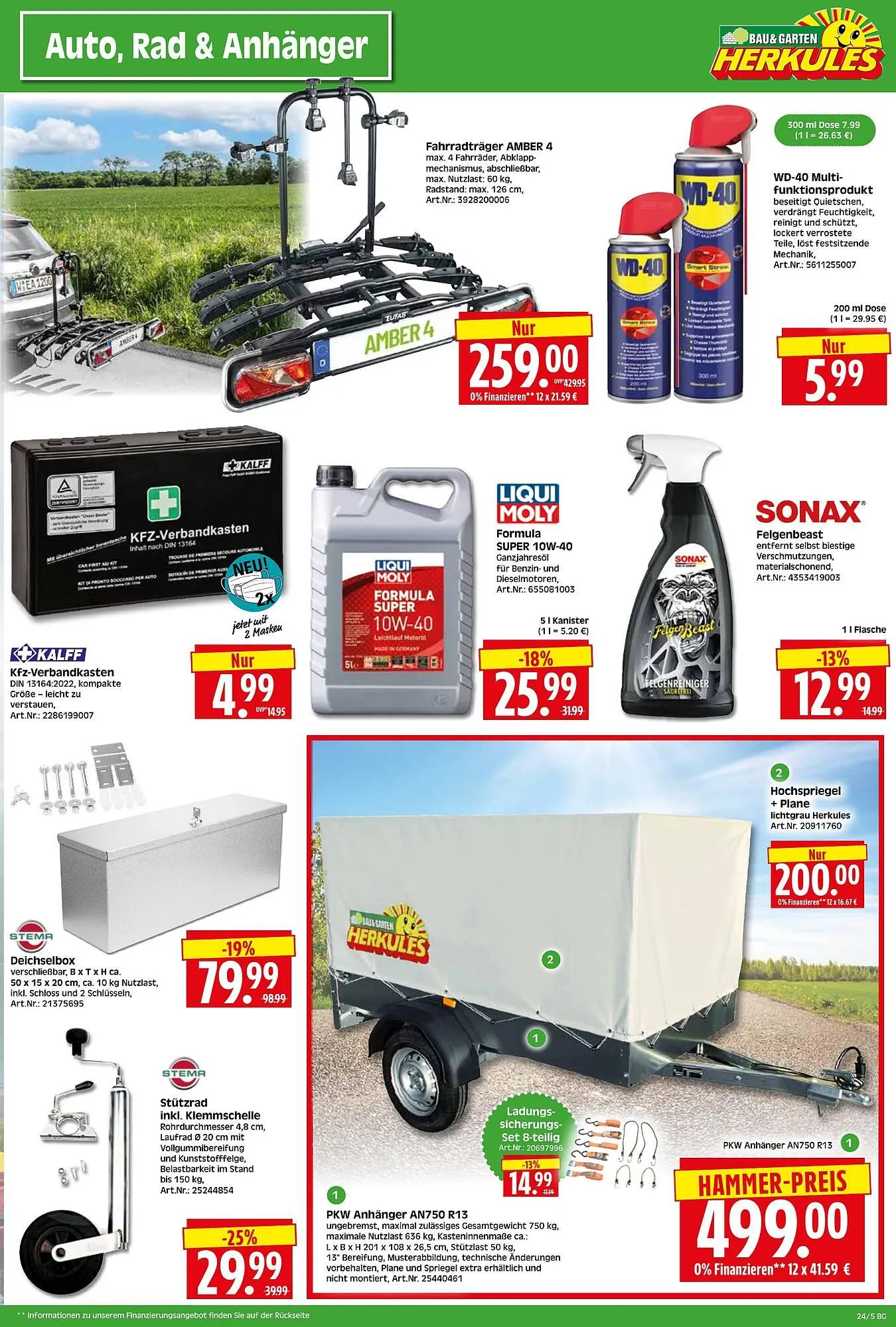 Herkules Baumarkt Prospekt von 9. Juni bis 14. Juni 2025 - Prospekt seite 5