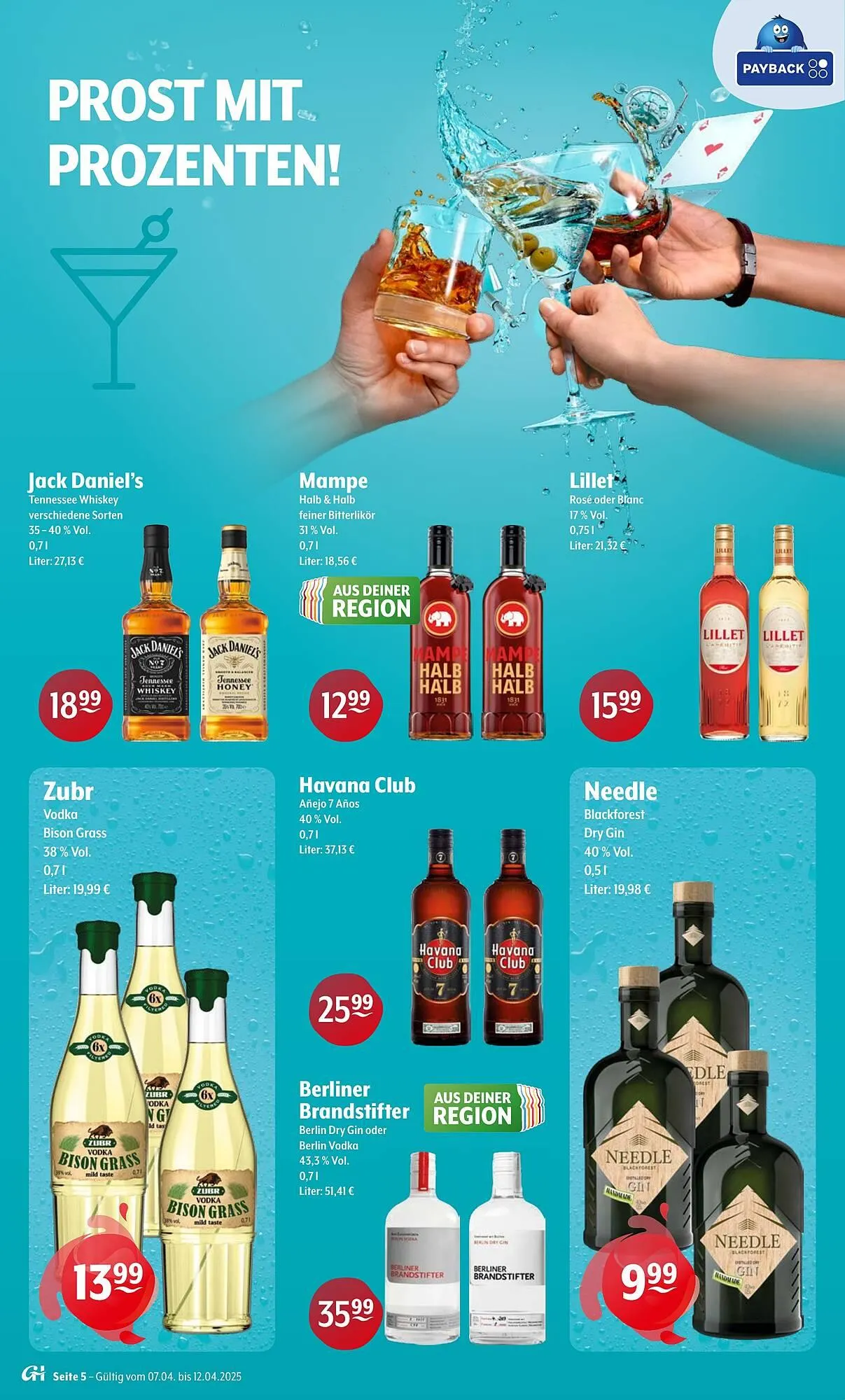 Getränke Hoffmann Prospekt von 7. April bis 12. April 2025 - Prospekt seite 5