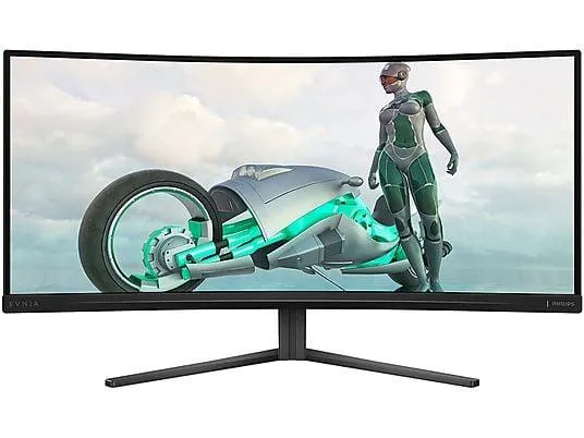 PHILIPS 34M2C3500L 34 Zoll WQHD Gaming Monitor (0,03 ms Reaktionszeit