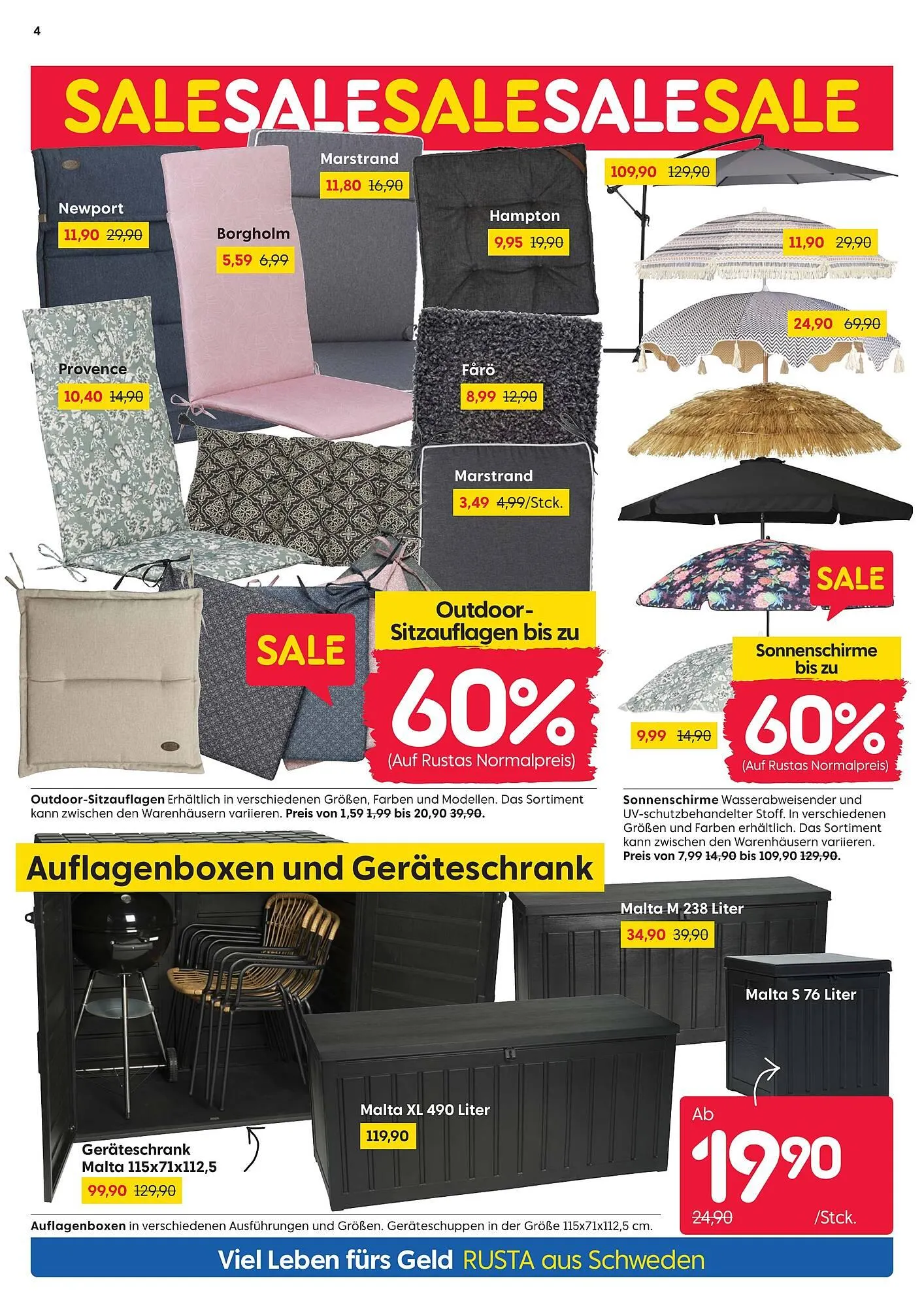 Rusta Prospekt von 19. Juli bis 25. Juli 2025 - Prospekt seite 4