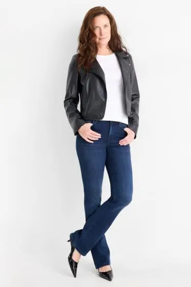 Bootcut jeans - mid-rise waist