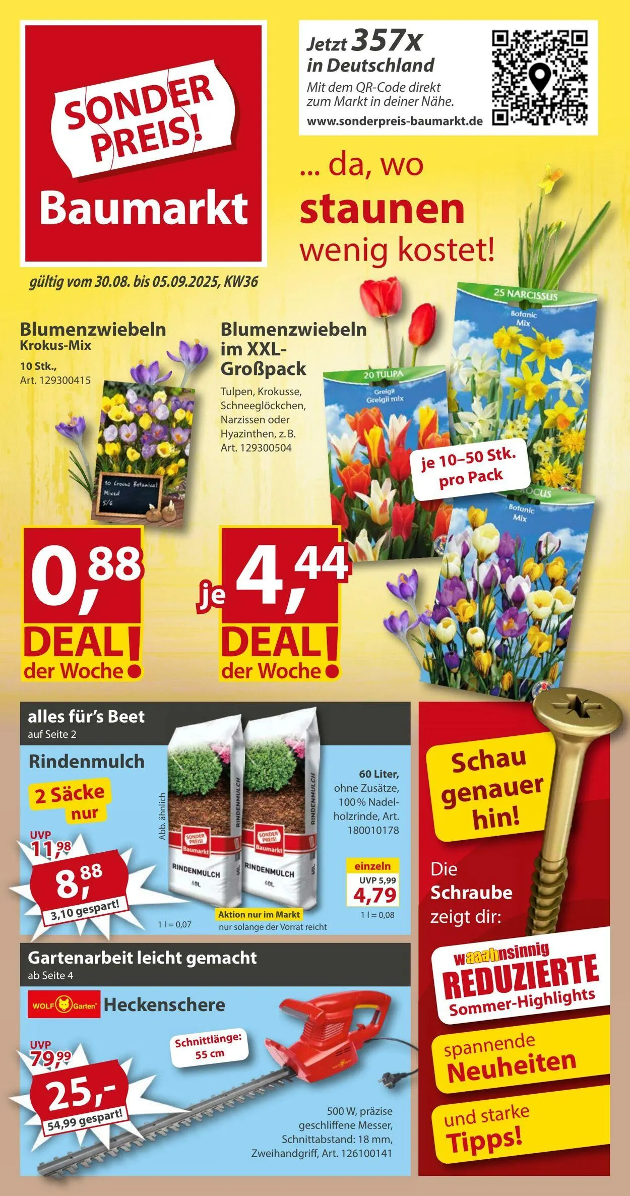 Sonderpreis Baumarkt Aktueller Prospekt - 1