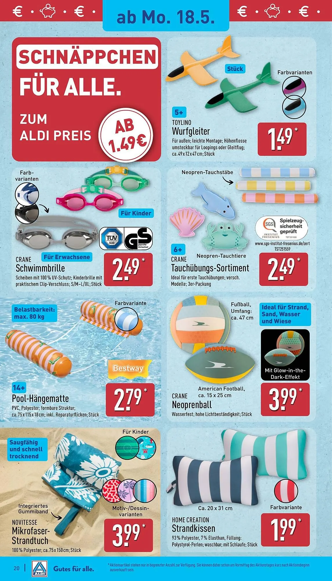 Aldi Nord Prospekt von 18. Mai bis 23. Mai 2026 - Prospekt seite 20