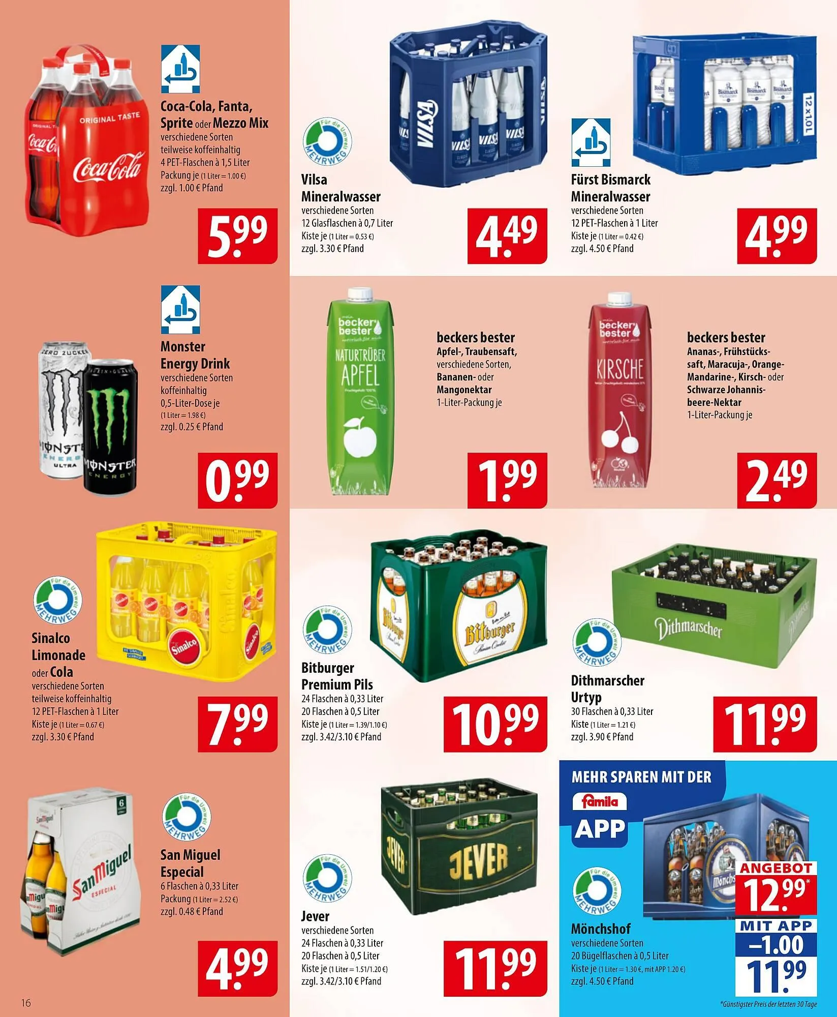 Famila Nord Ost Prospekt von 16. November bis 22. November 2025 - Prospekt seite 16