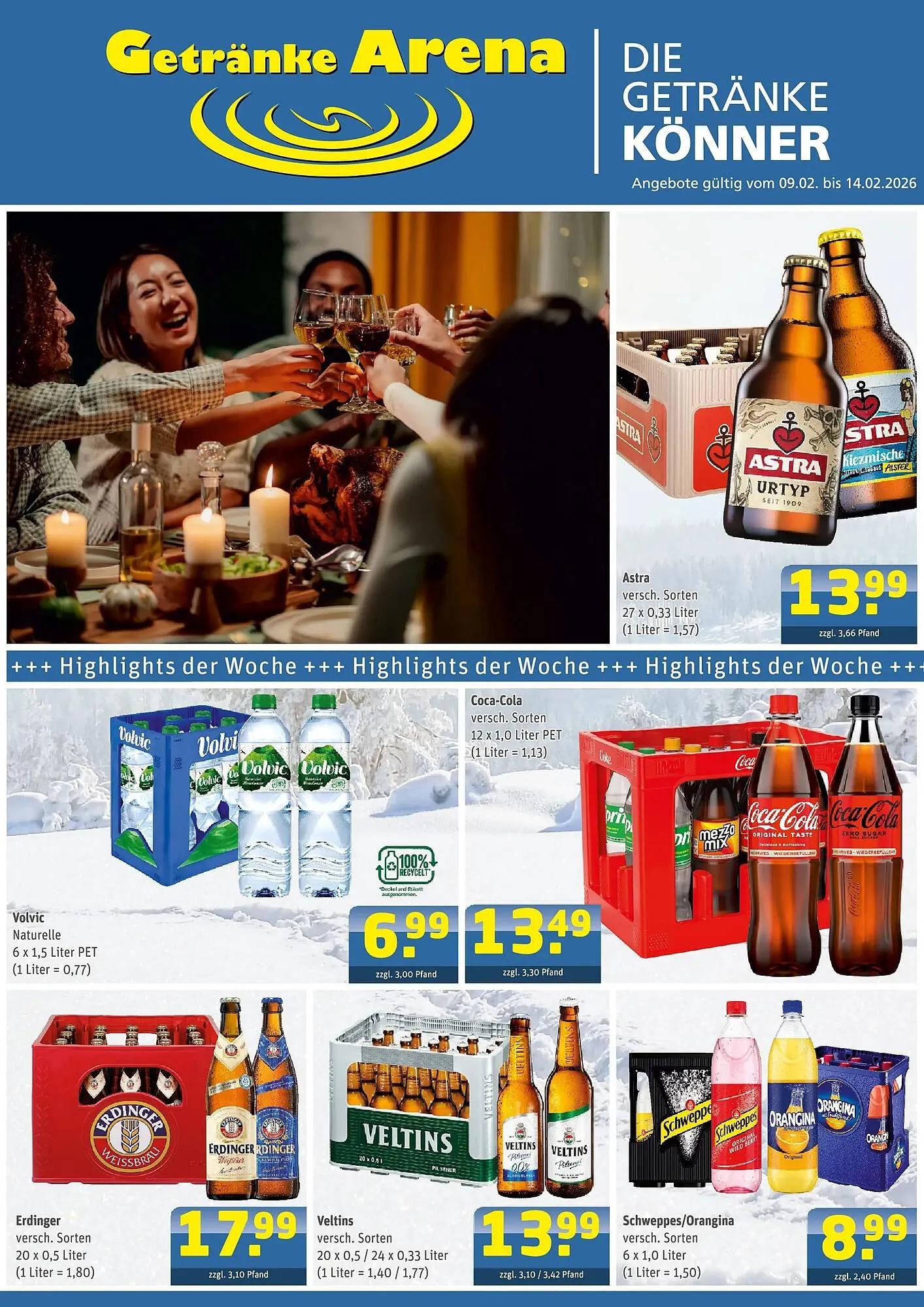 Getränke Arena Prospekt - 1