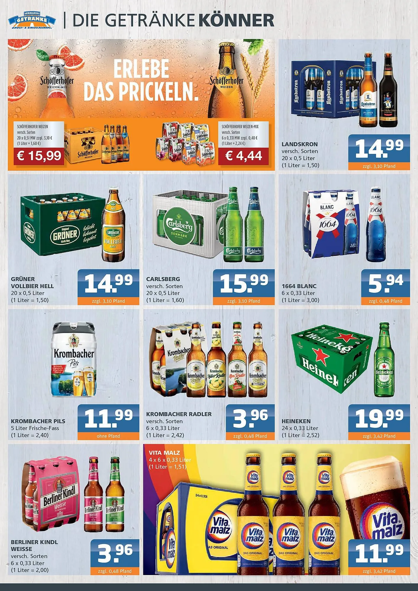 Getränke Lehmann Prospekt von 4. Mai bis 17. Mai 2025 - Prospekt seite 2