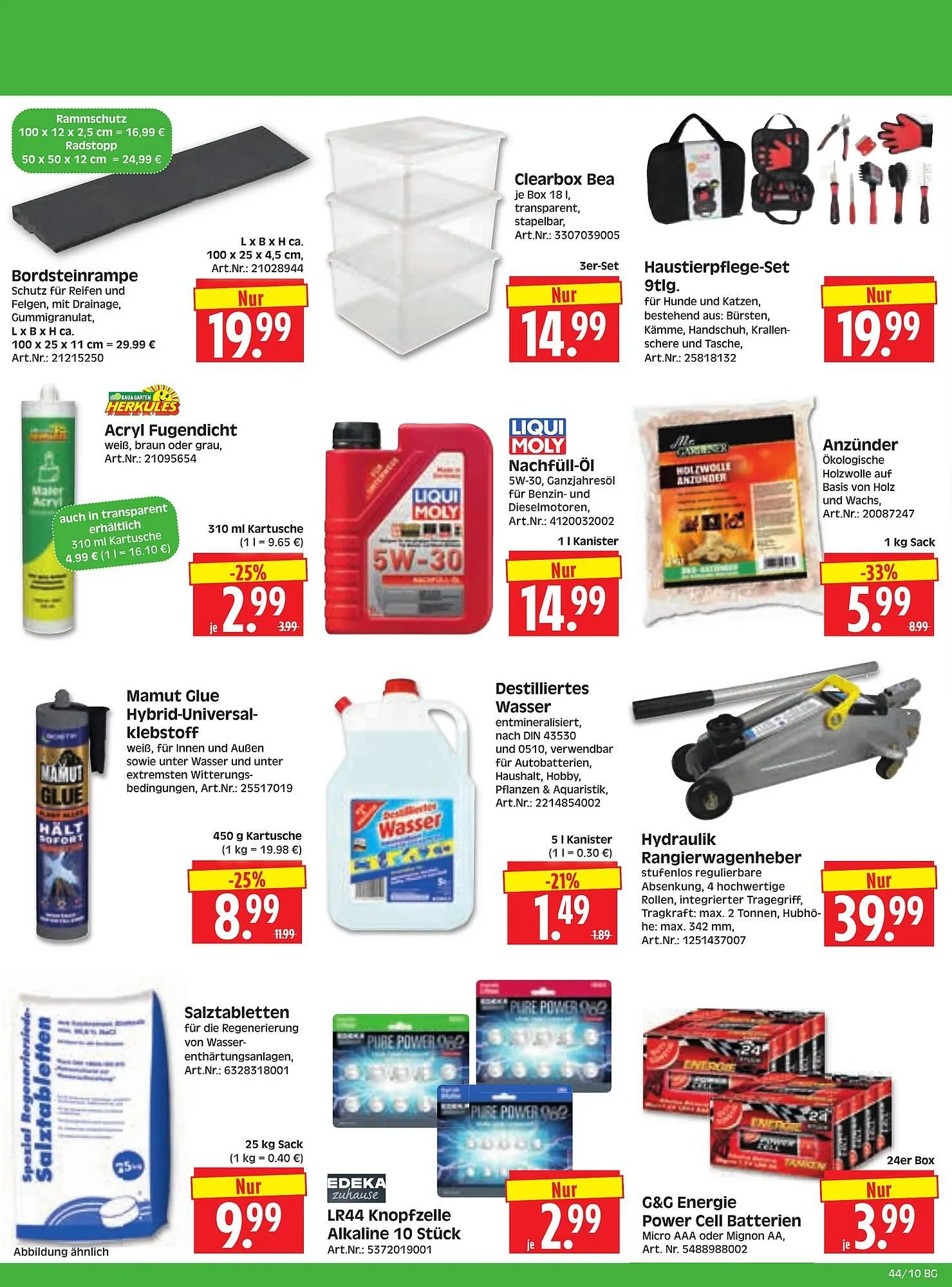 Herkules Baumarkt Prospekt von 27. Oktober bis 1. November 2025 - Prospekt seite 10