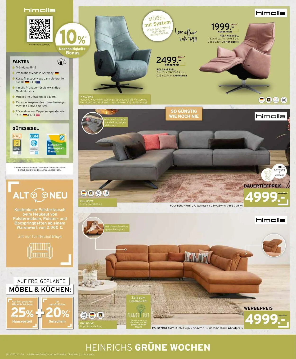 Möbel Heinrich Aktueller Prospekt von 23. April bis 25. Mai 2025 - Prospekt seite 4