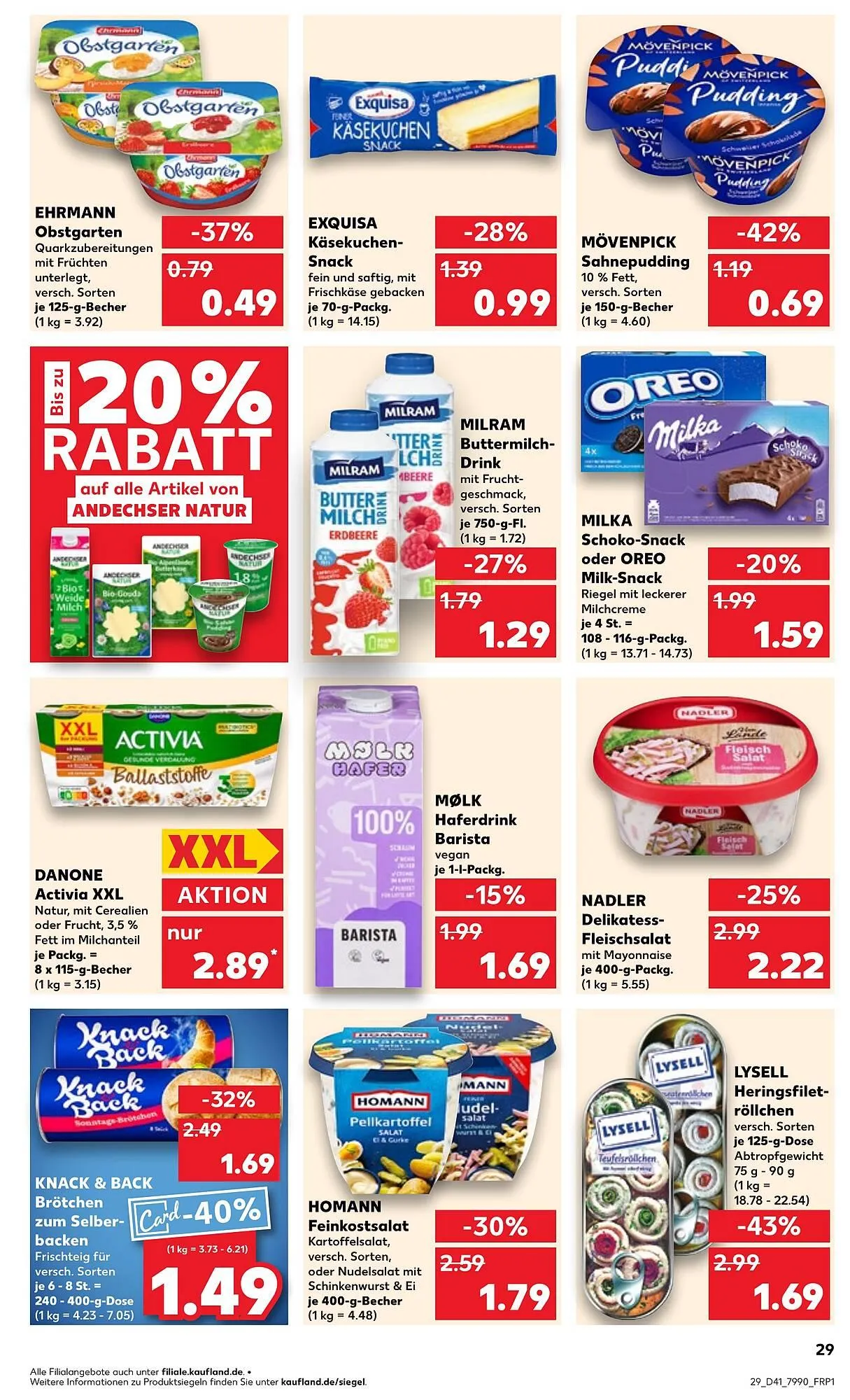 Kaufland Prospekt von 9. Oktober bis 15. Oktober 2025 - Prospekt seite 29