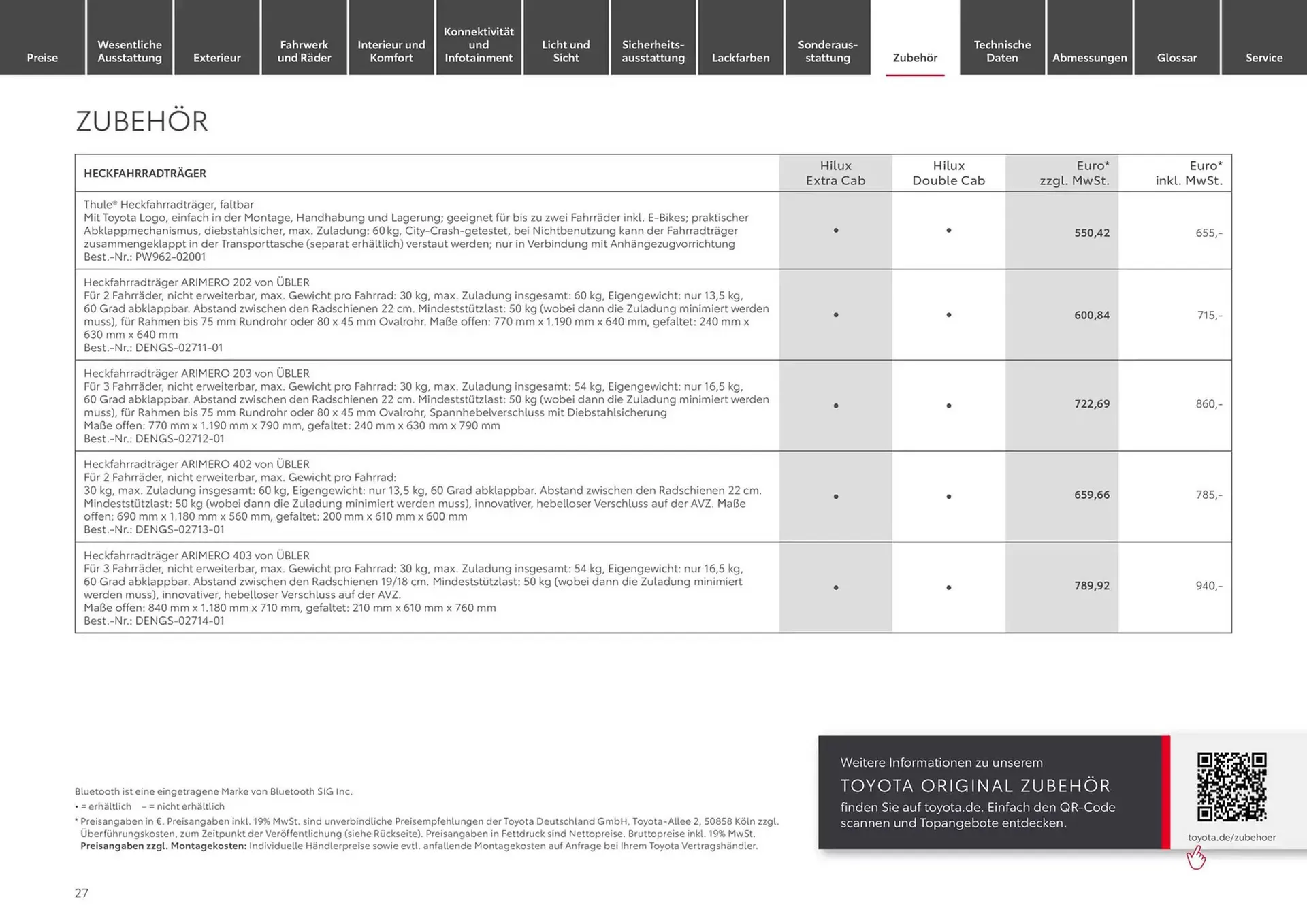 Toyota Prospekt von 30. Oktober bis 30. Oktober 2025 - Prospekt seite 27