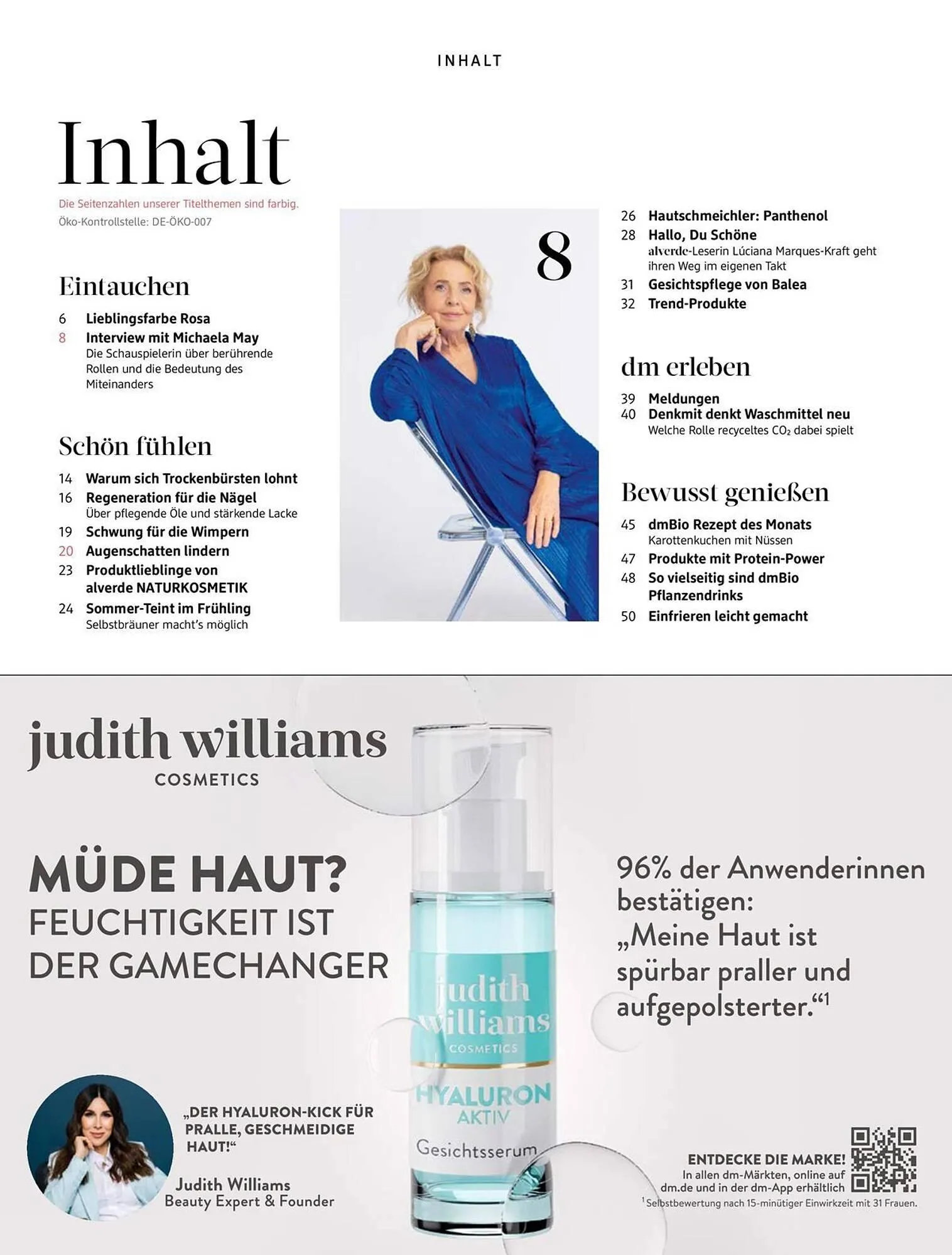 Dm drogerie Magazin von 1. April bis 30. April 2026 - Prospekt seite 4