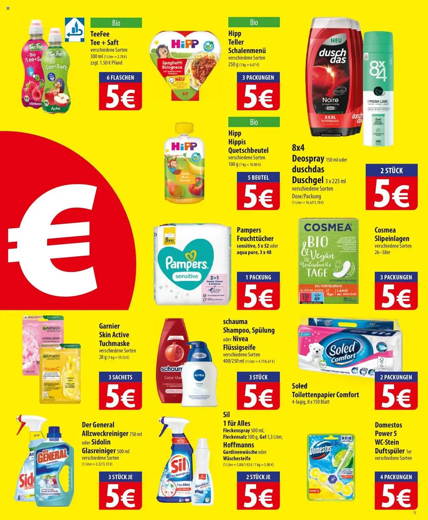 Famila Nord Ost Prospekt von 14. Juli bis 19. Juli 2025 - Prospekt seite 9