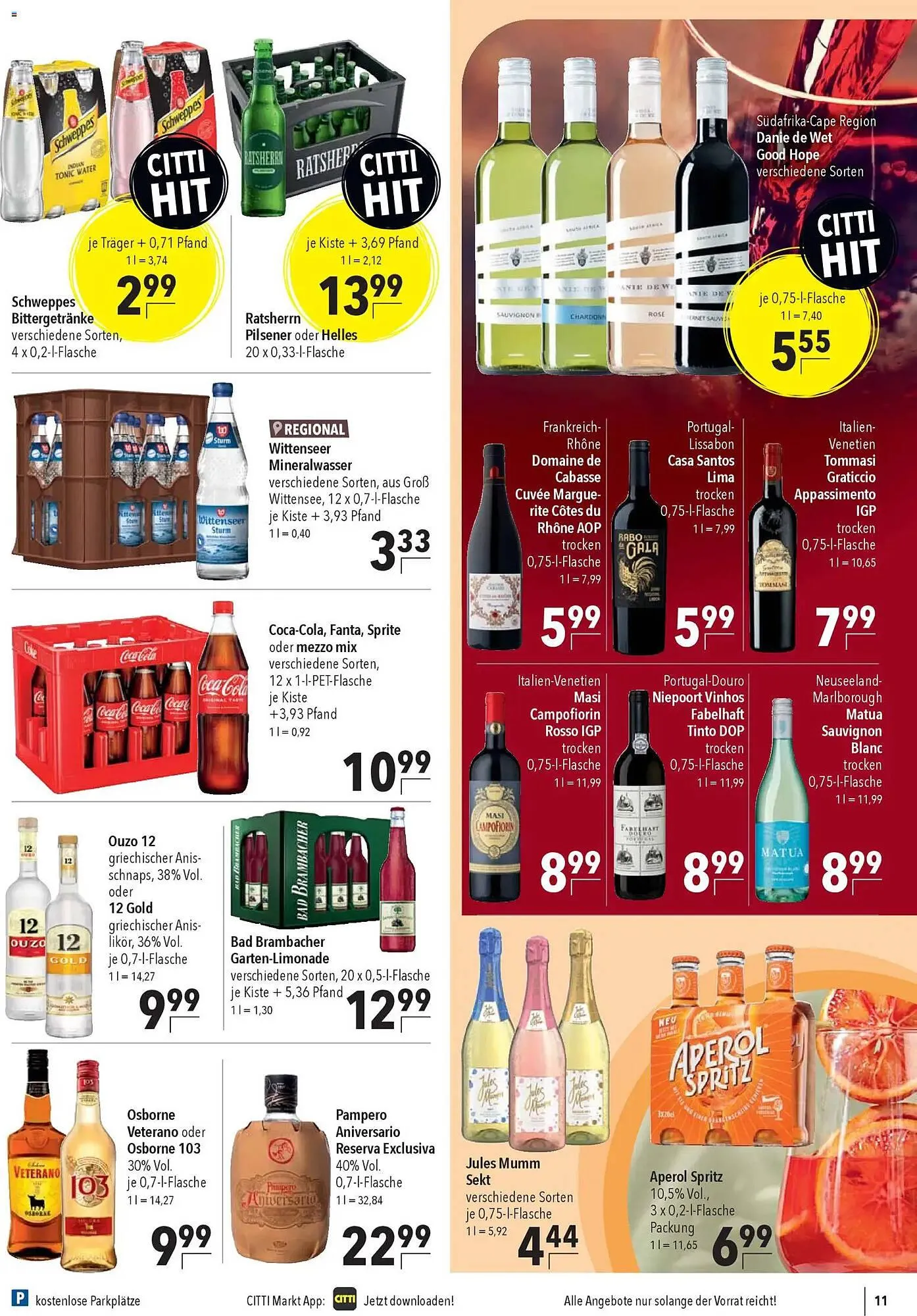 CITTI Markt Prospekt von 22. April bis 28. April 2026 - Prospekt seite 11
