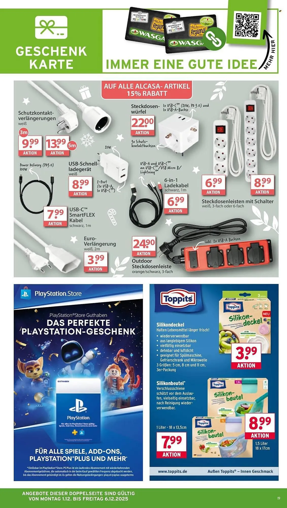 Wasgau Prospekt von 1. Dezember bis 6. Dezember 2025 - Prospekt seite 19