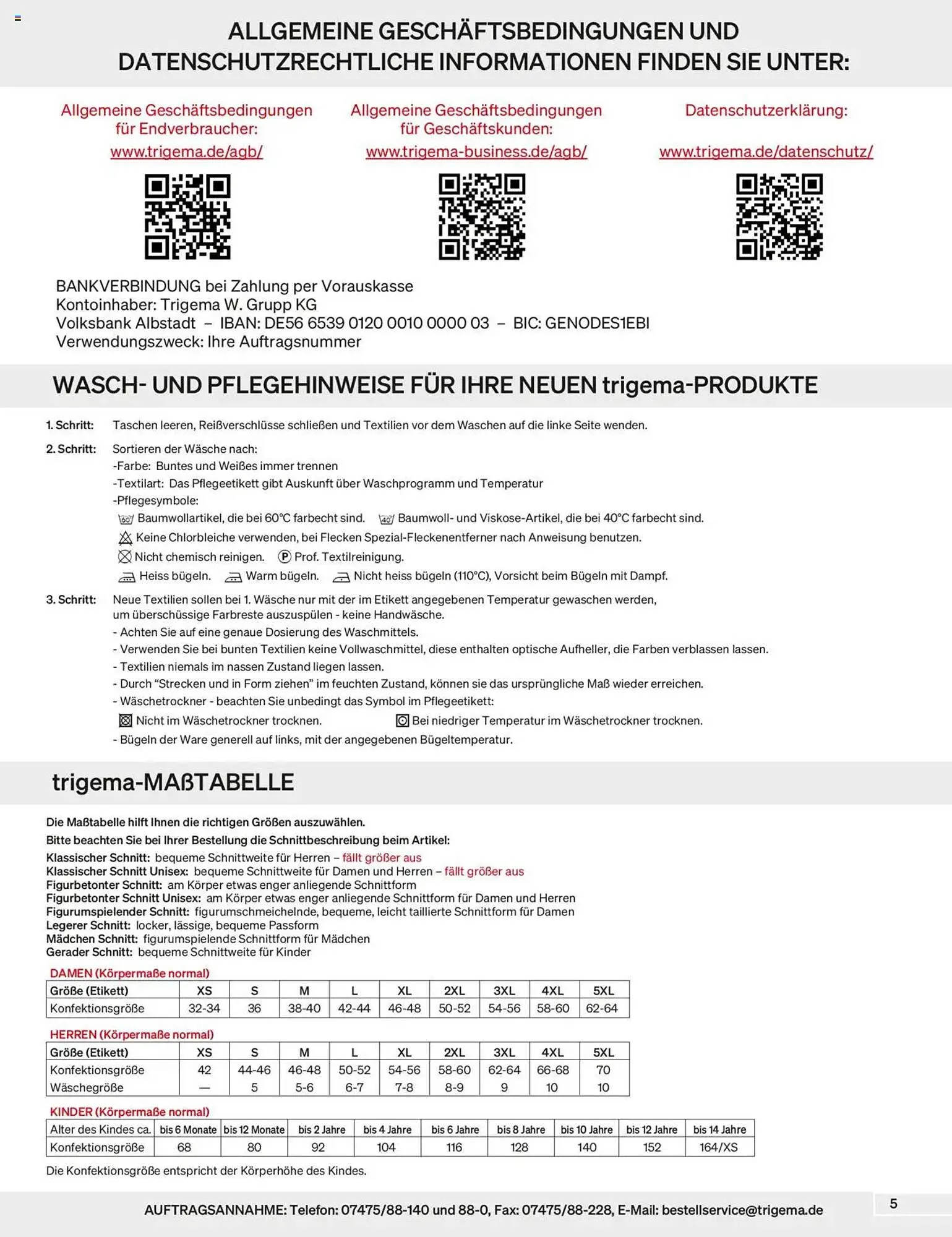 Trigema Prospekt von 17. Februar bis 17. August 2025 - Prospekt seite 5