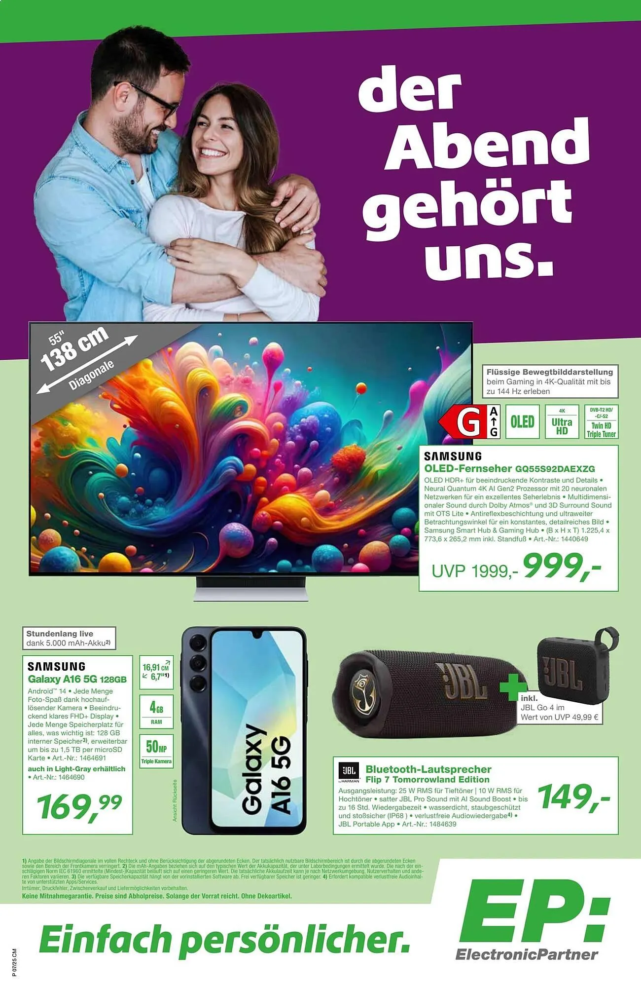 EP Prospekt von 27. Juni bis 13. Juli 2025 - Prospekt seite 1