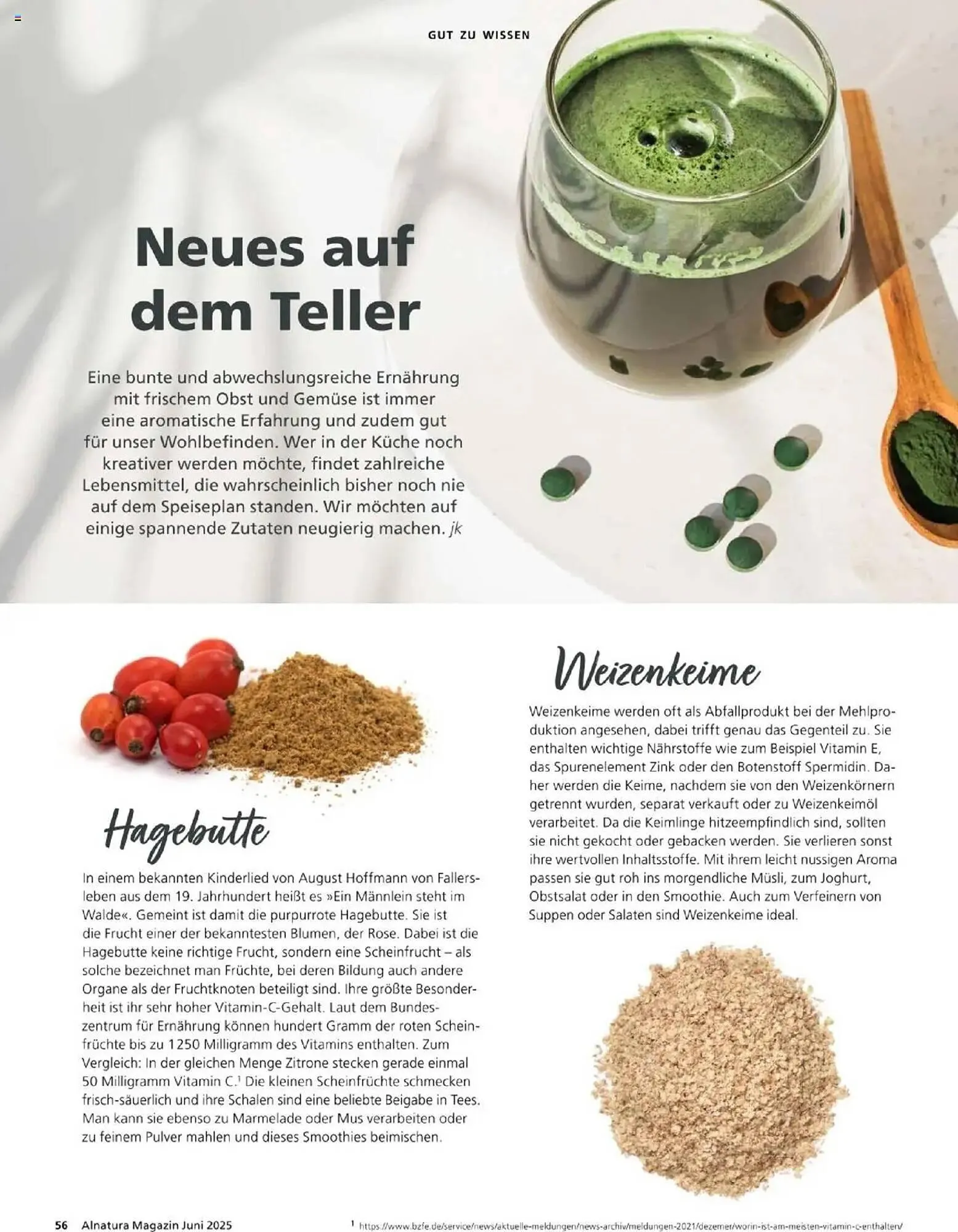 Alnatura Prospekt von 1. Juni bis 30. Juni 2025 - Prospekt seite 56