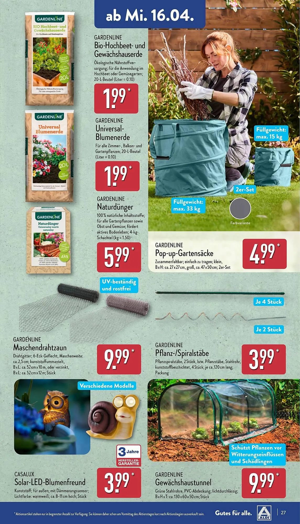 Aldi Nord Prospekt von 14. April bis 19. April 2025 - Prospekt seite 27