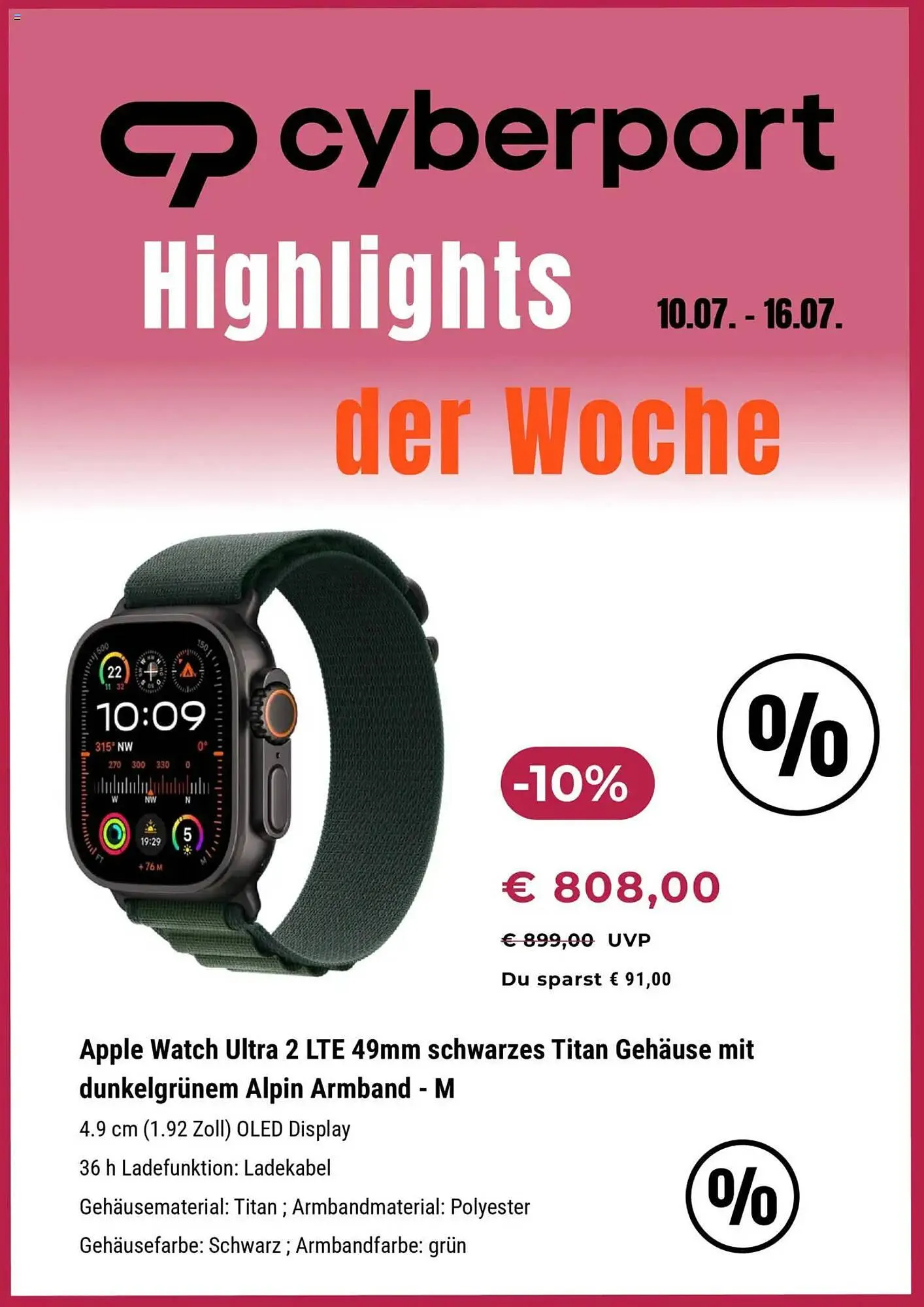 Cyberport Prospekt von 10. Juli bis 16. Juli 2025 - Prospekt seite 1