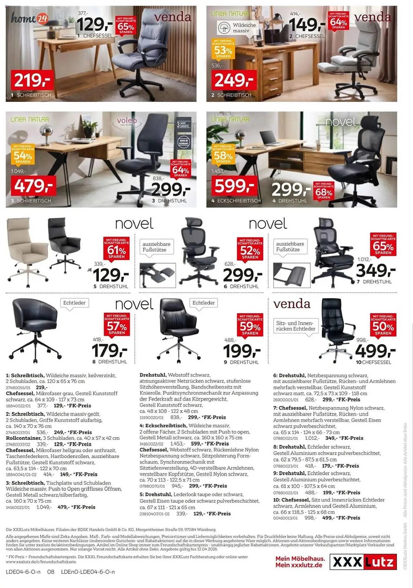 XXXLutz Prospekt von 29. März bis 12. April 2026 - Prospekt seite 8