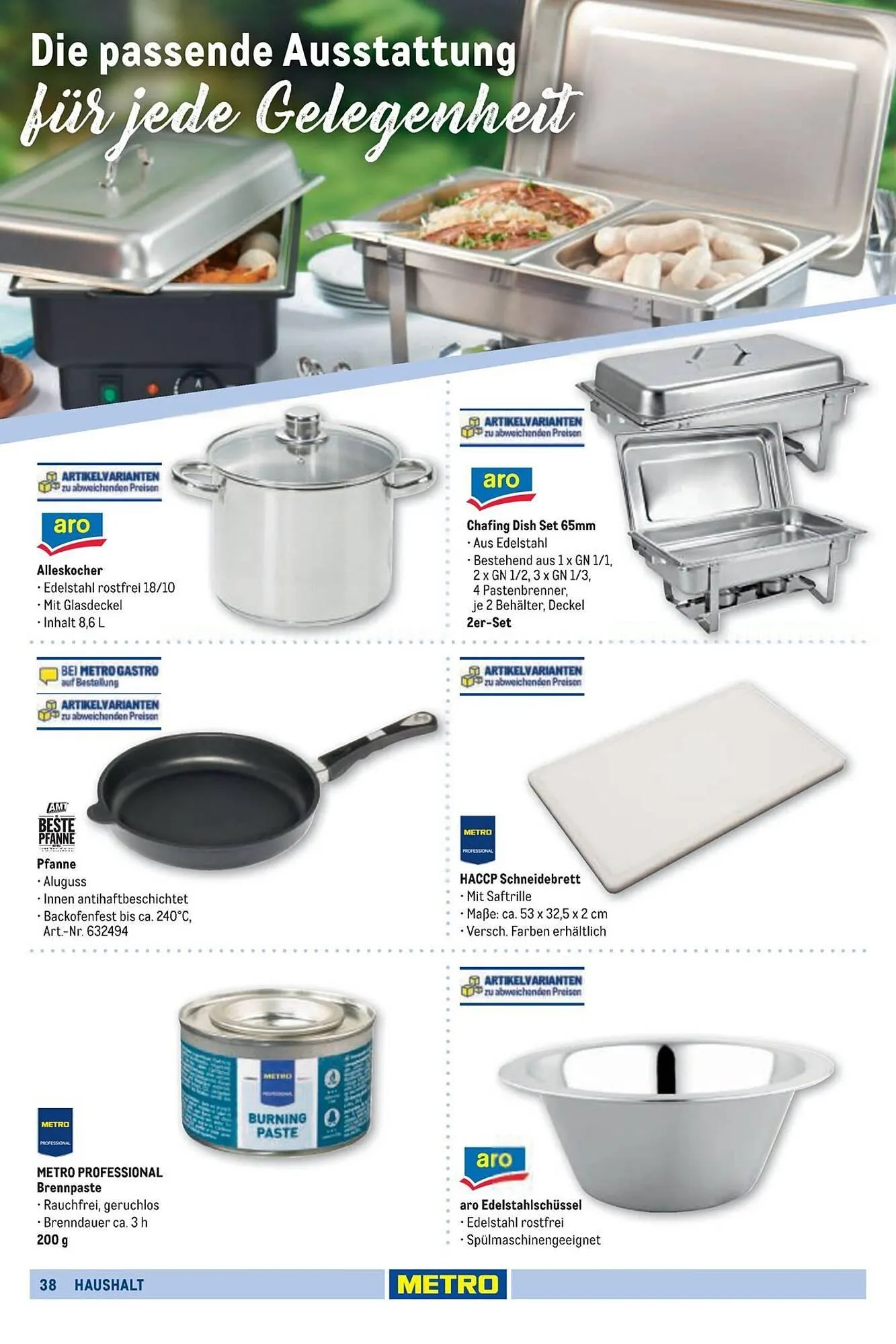METRO Prospekt von 25. März bis 8. April 2026 - Prospekt seite 38
