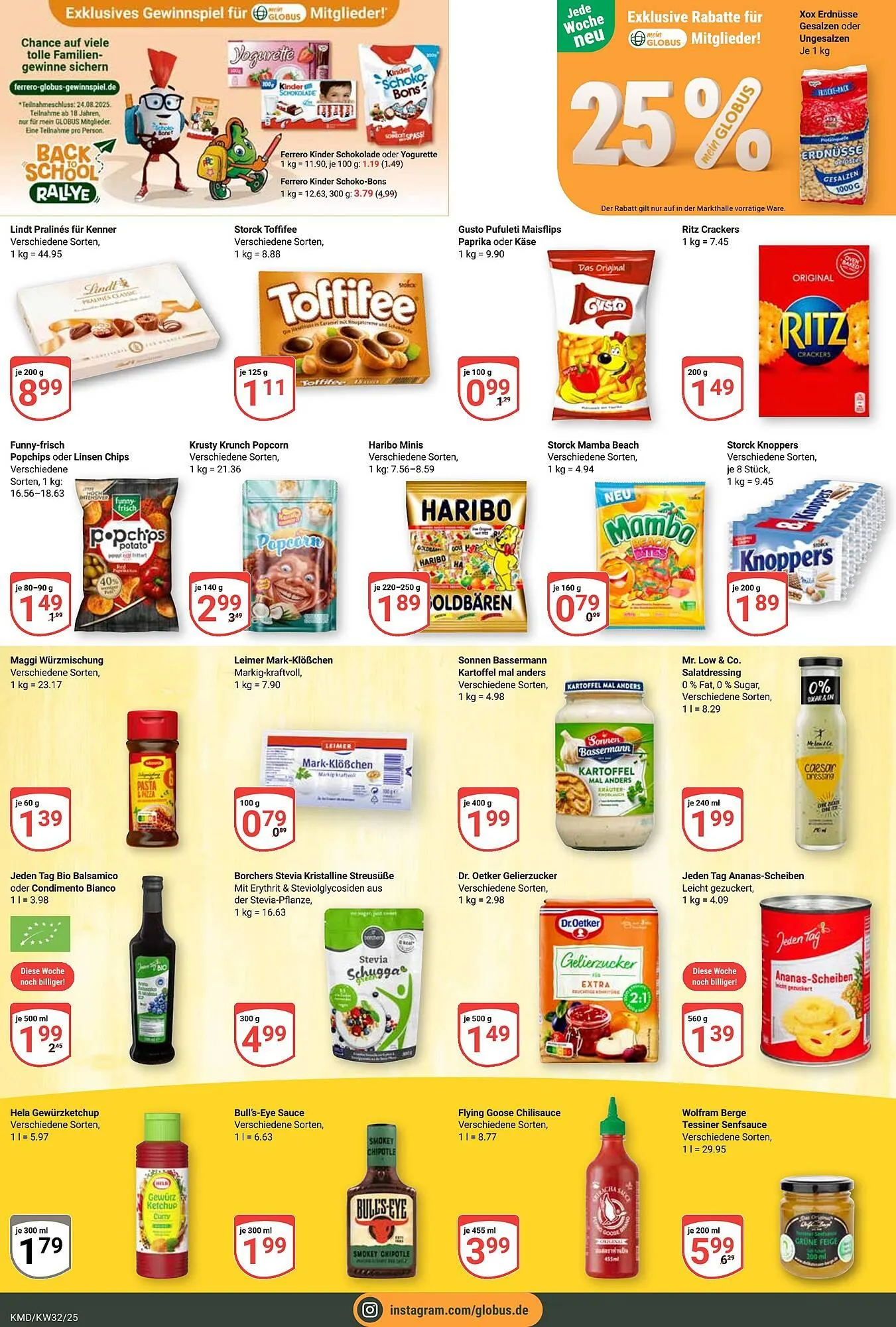 Globus Prospekt von 4. August bis 9. August 2025 - Prospekt seite 13