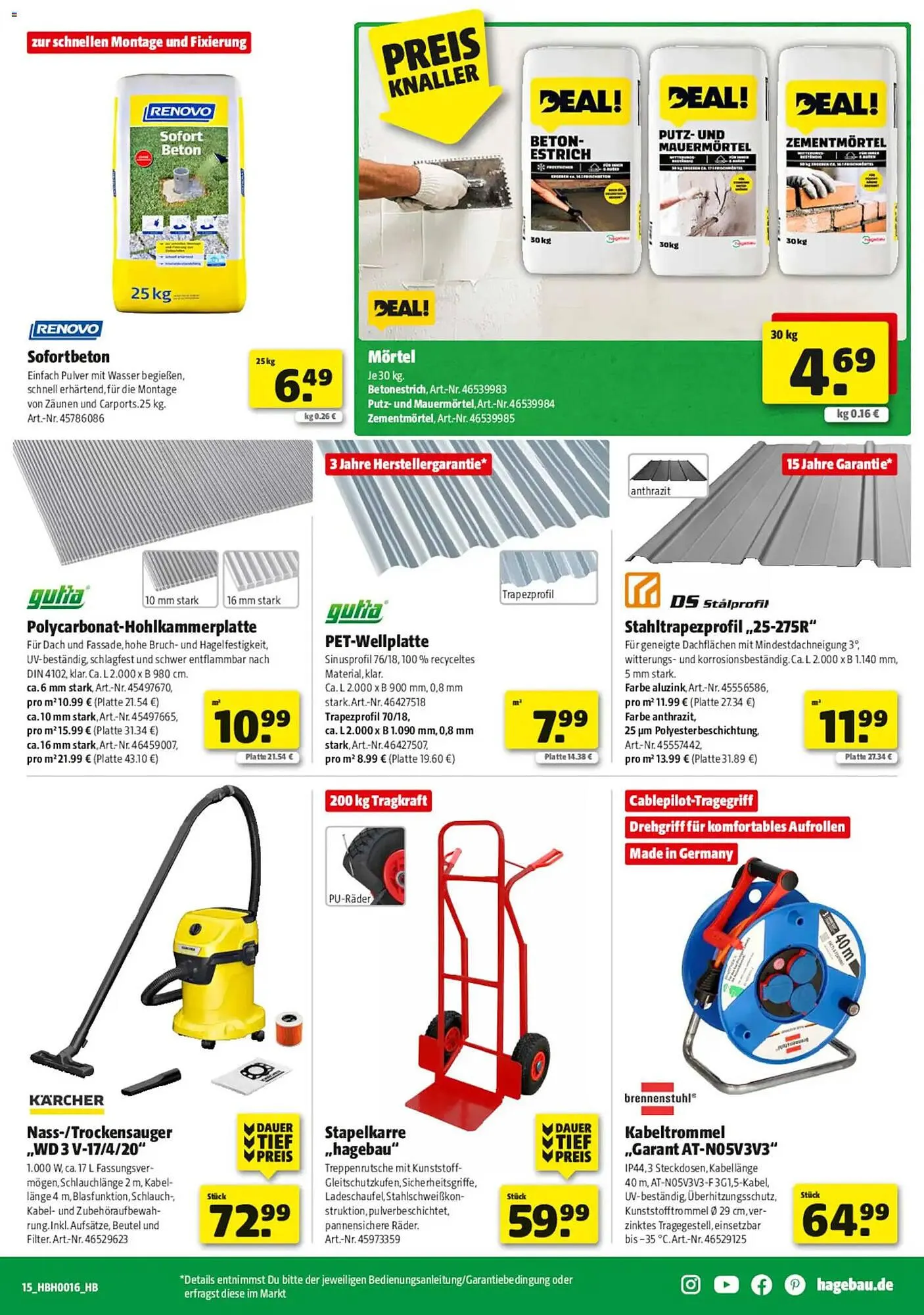 Hagebau Prospekt von 11. April bis 18. April 2026 - Prospekt seite 15