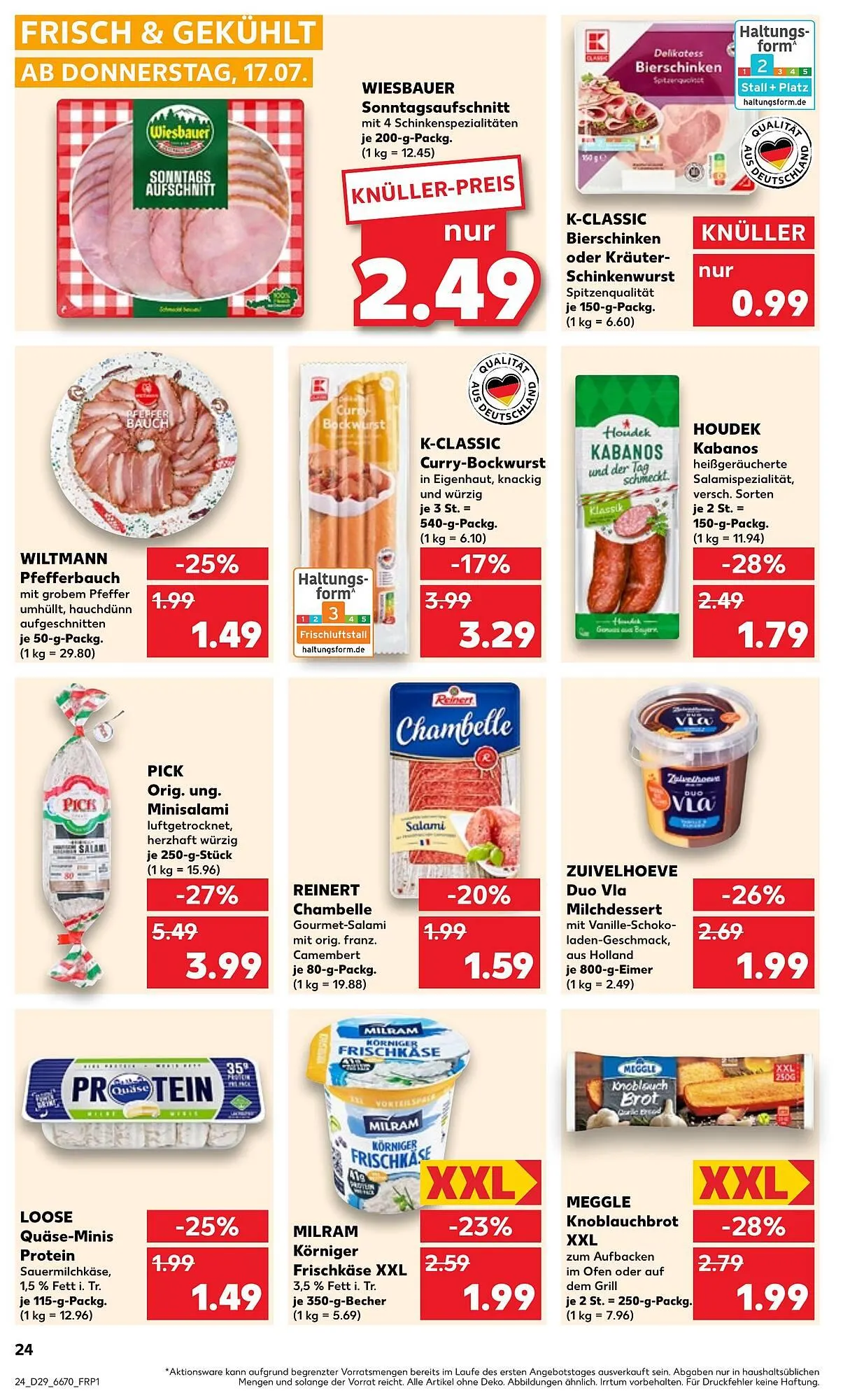 Kaufland Prospekt von 17. Juli bis 23. Juli 2025 - Prospekt seite 24
