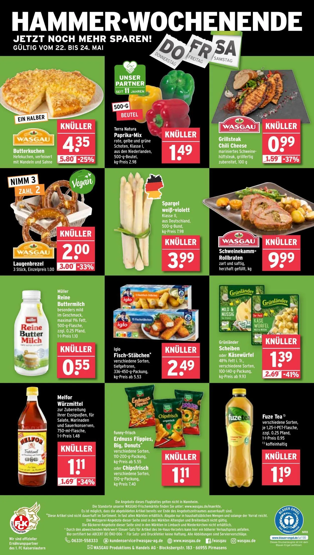 Wasgau von 19. Mai bis 24. Mai 2025 - Prospekt seite 28