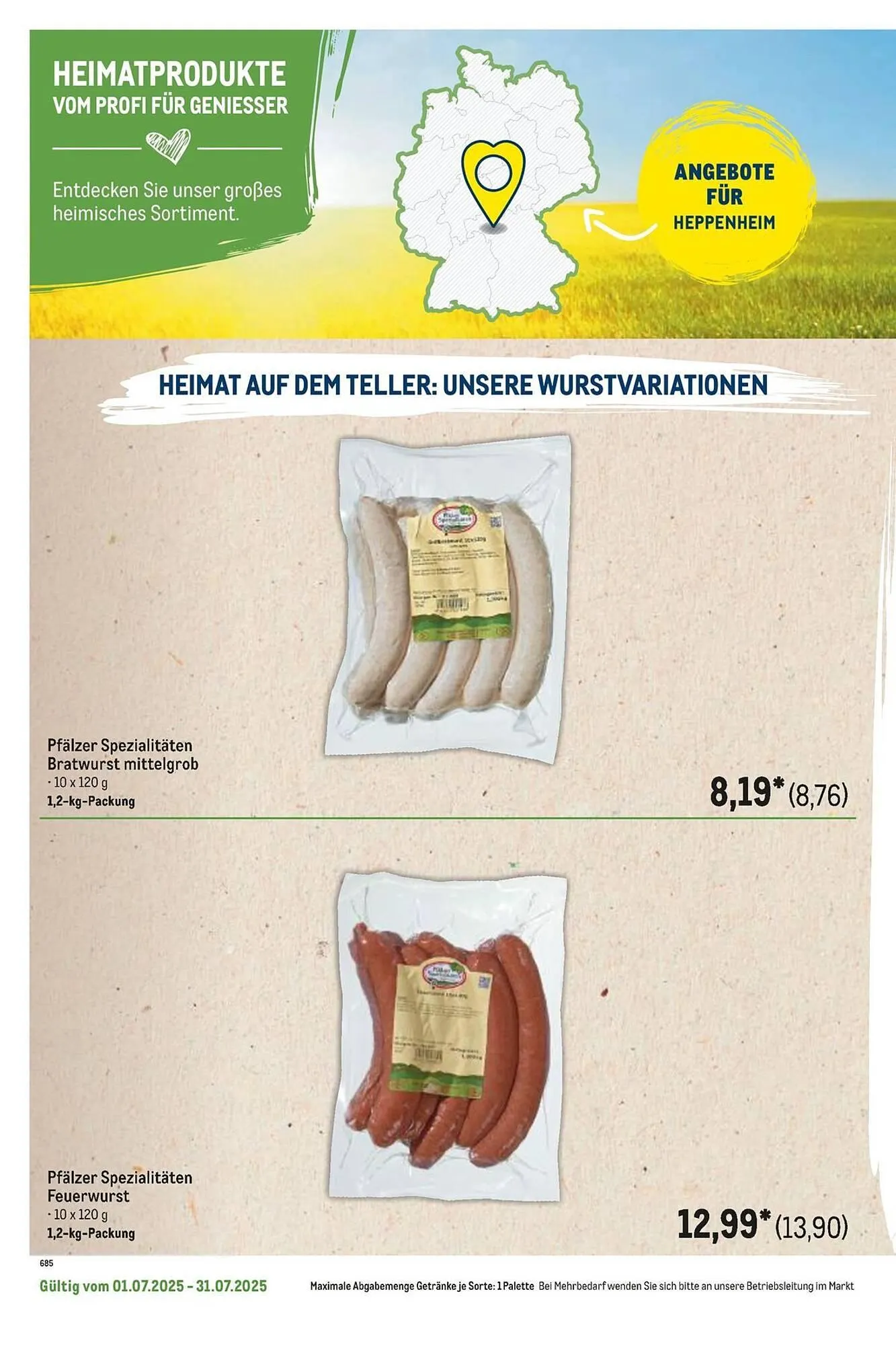 METRO Prospekt von 1. Juli bis 31. Juli 2025 - Prospekt seite 62