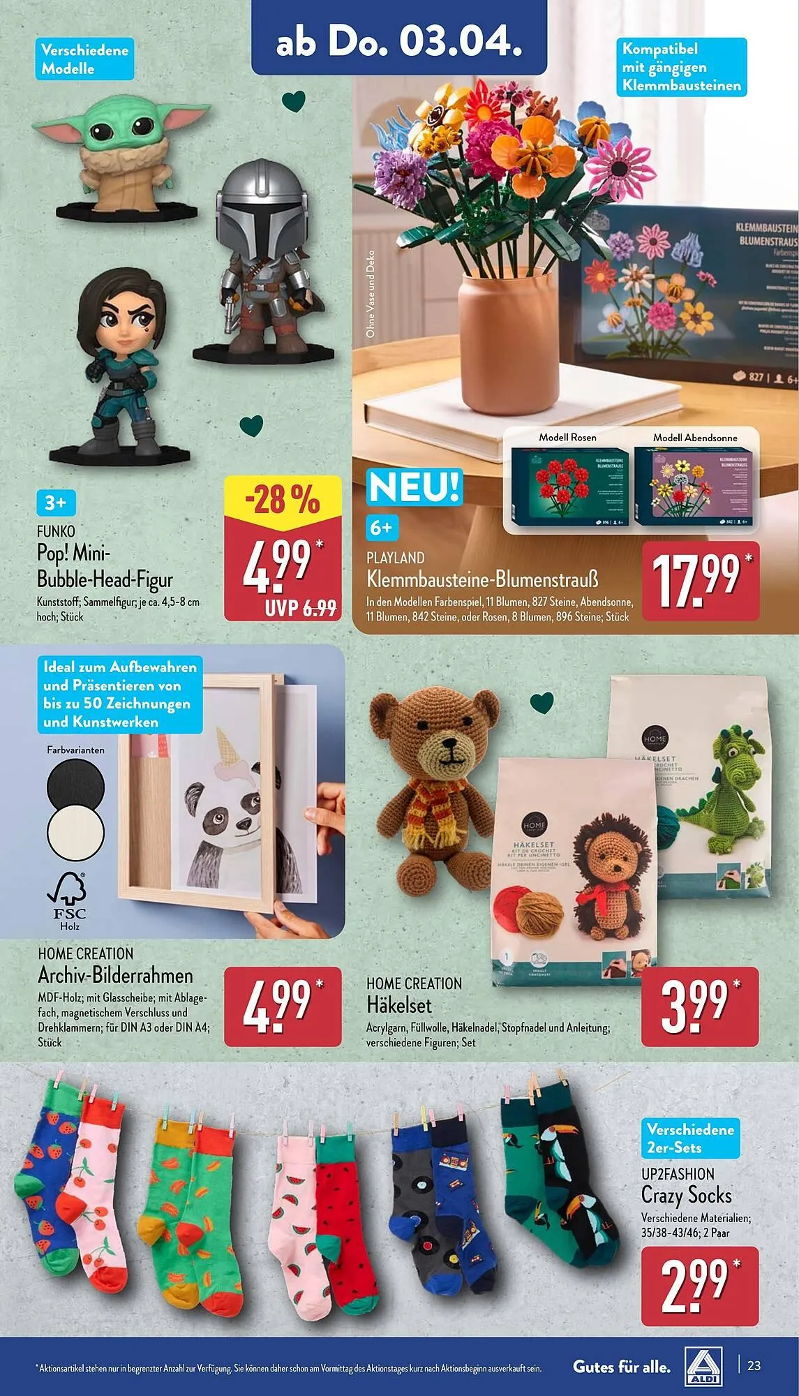 Aldi Nord Prospekt von 31. März bis 5. April 2025 - Prospekt seite 23