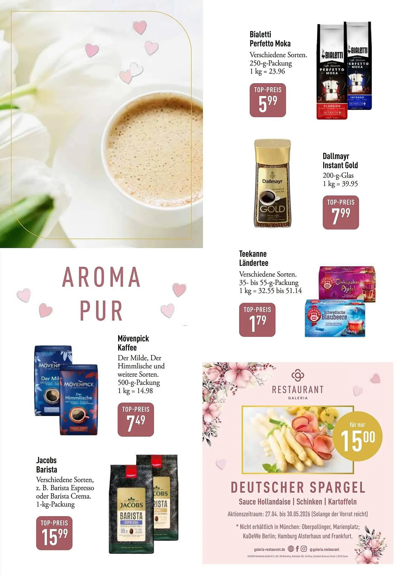 Galeria Markthalle Prospekt von 4. Mai bis 11. Mai 2026 - Prospekt seite 9