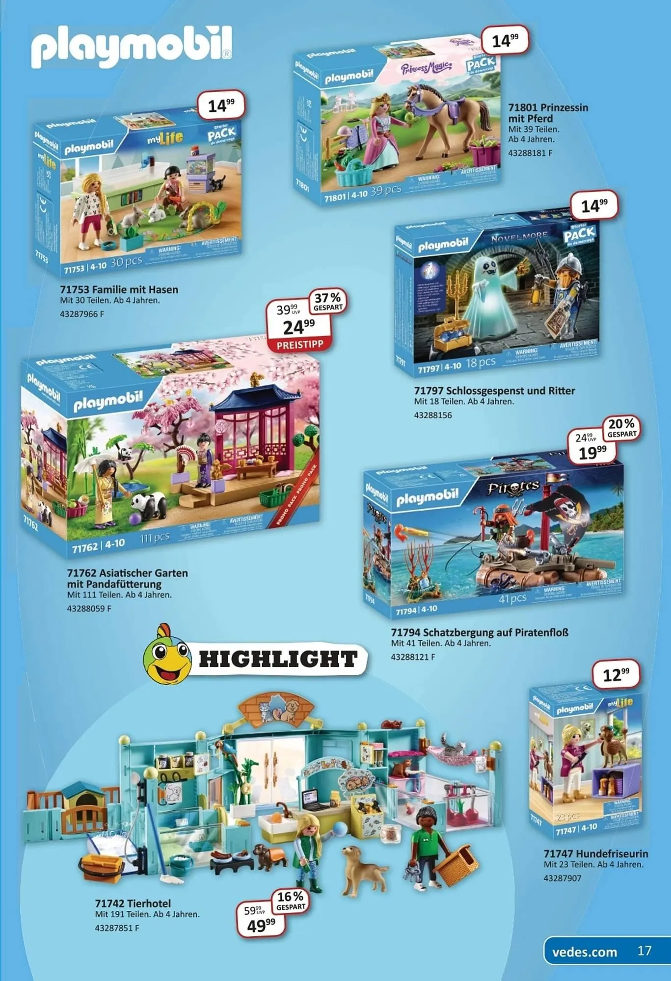 Vedes Prospekt von 1. Juni bis 1. September 2025 - Prospekt seite 17