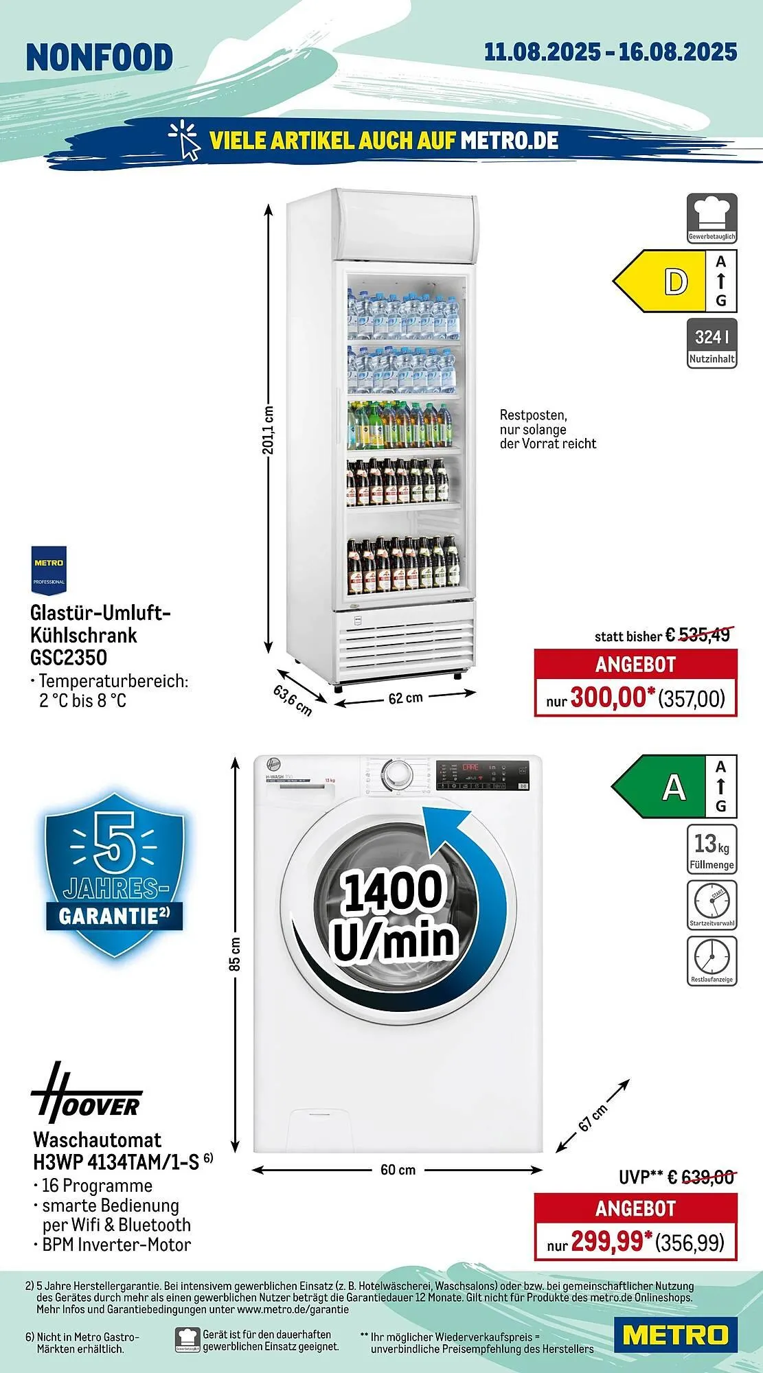 METRO Prospekt von 11. August bis 17. August 2025 - Prospekt seite 18