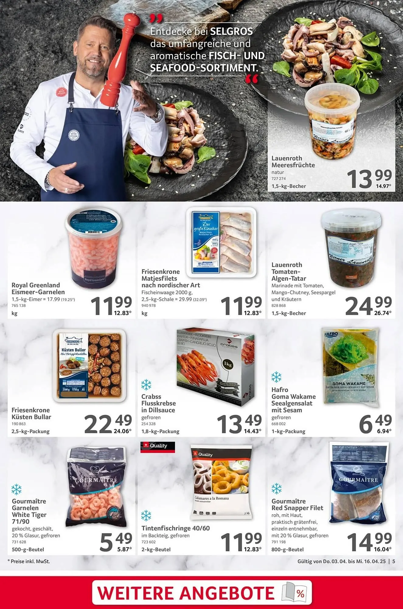 Selgros Prospekt von 3. April bis 16. April 2025 - Prospekt seite 5